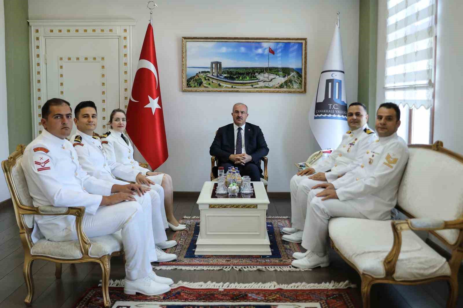 Sahil G&uuml;venlik Komutanlığı&rsquo;ndan Vali Toraman&rsquo;a ziyaret
