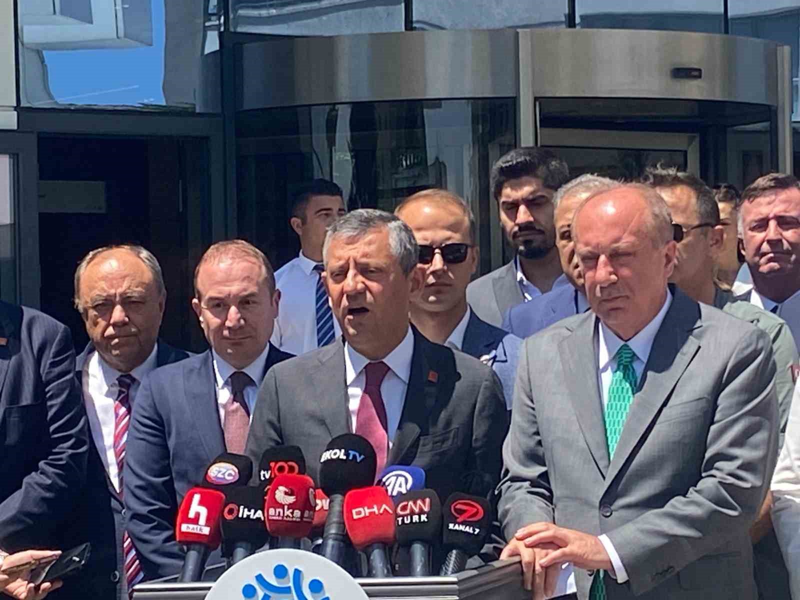 CHP lideri Özel’den Memleket Partisi’ne ziyaret