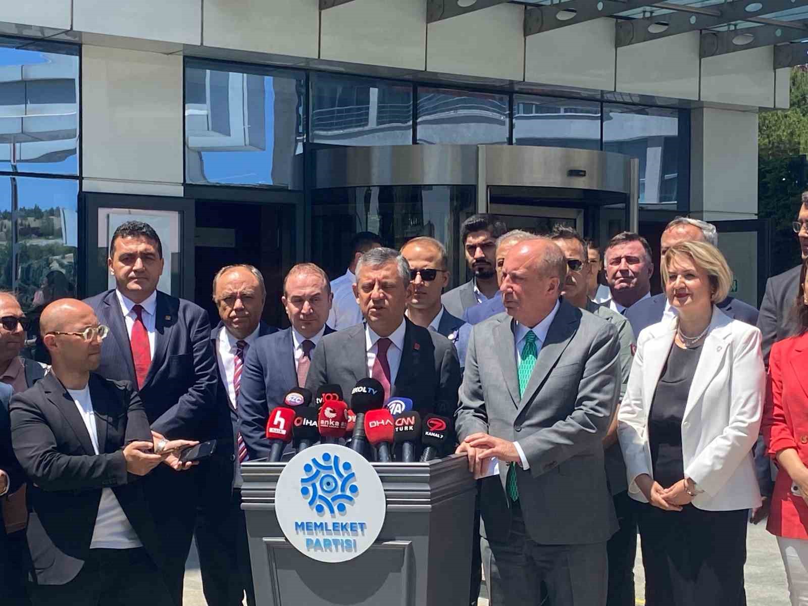 CHP lideri Özel’den Memleket Partisi’ne ziyaret
