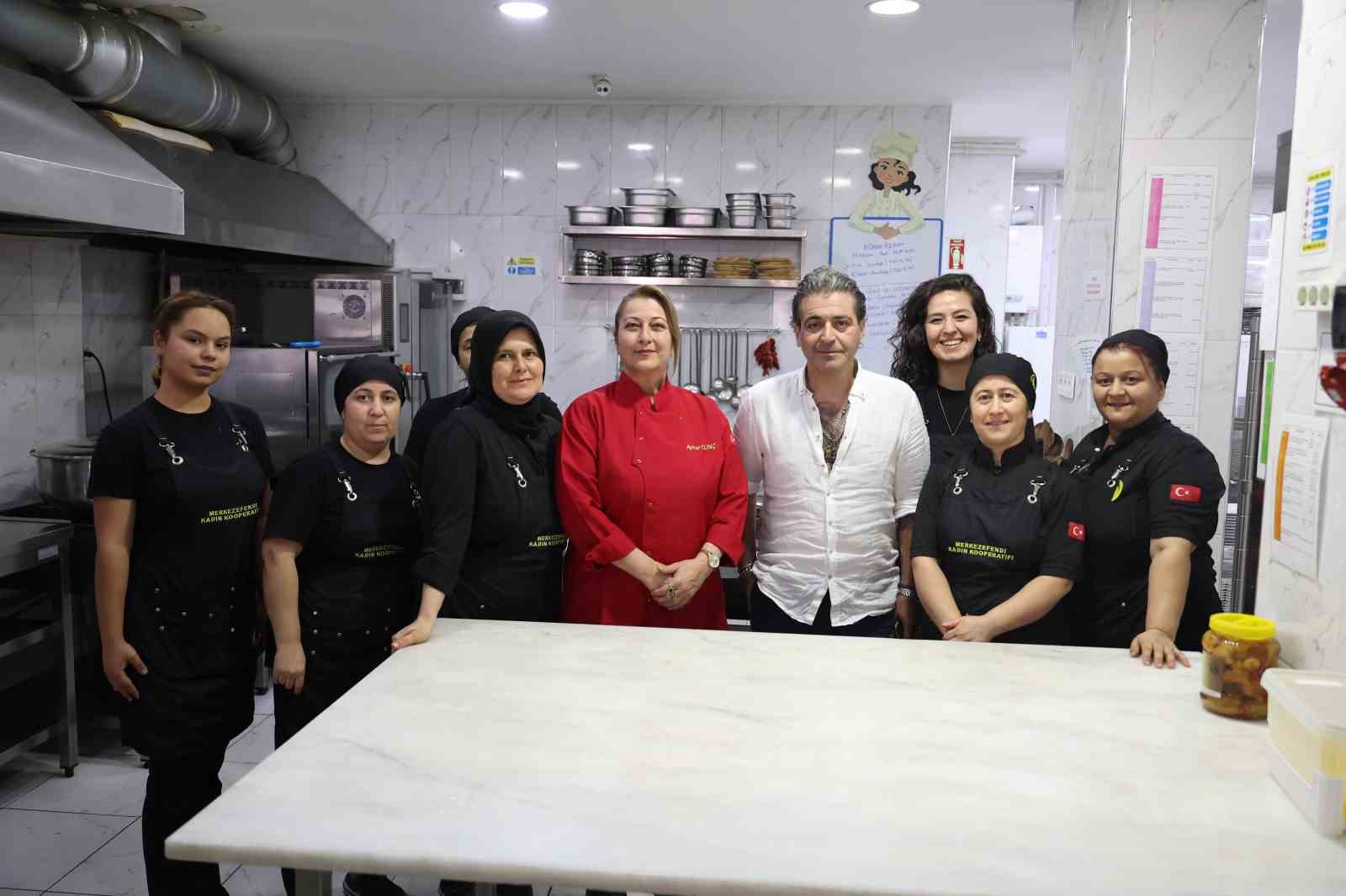 Ünlü Şef Amani, Merkezefendi Kadın Kooperatifi’ne hayran kaldı
