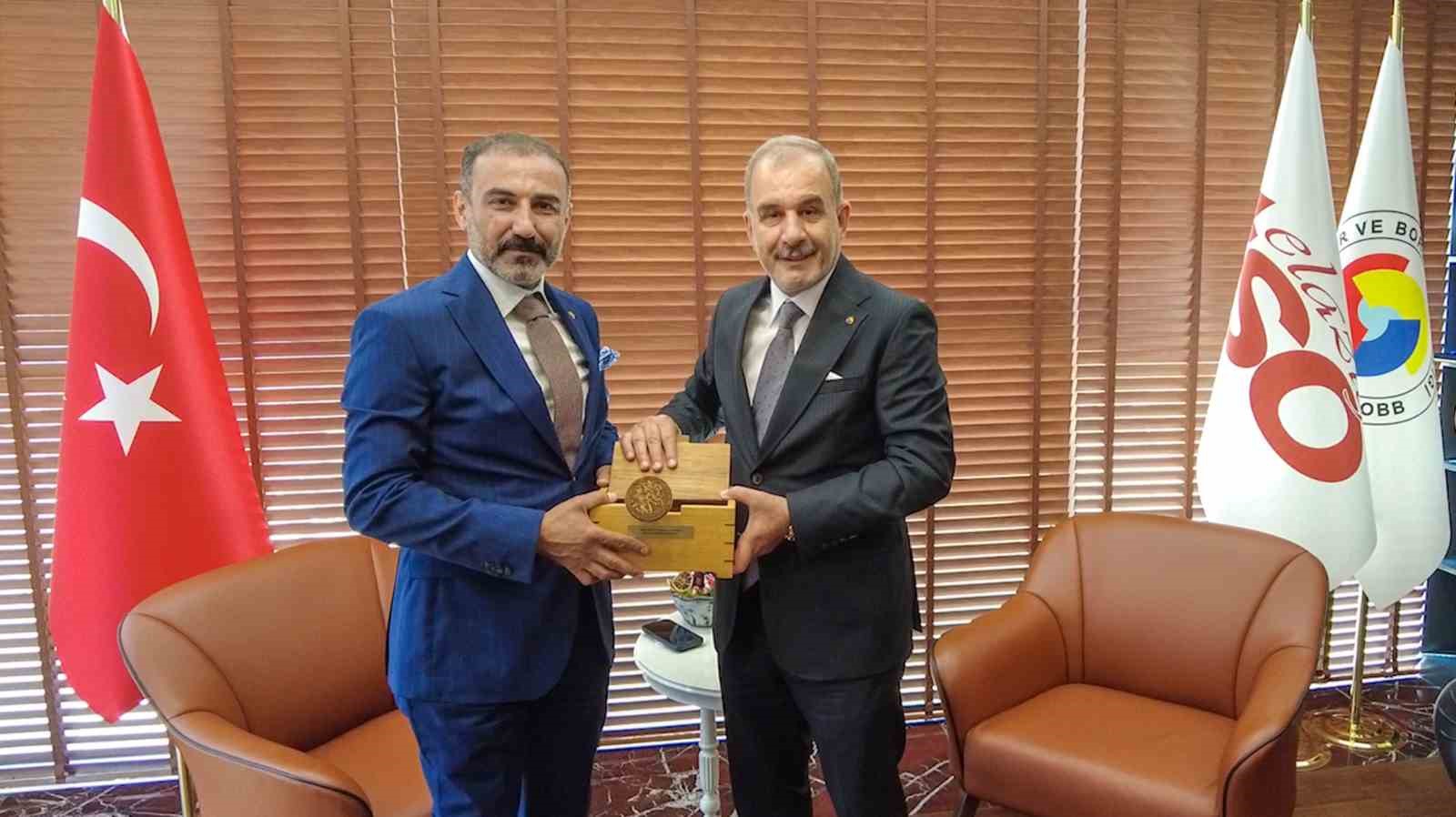 ETSO Başkanı Alan, Gaziantep Ticaret Odası Başkanı Yıldırım&rsquo;ı ağırladı
