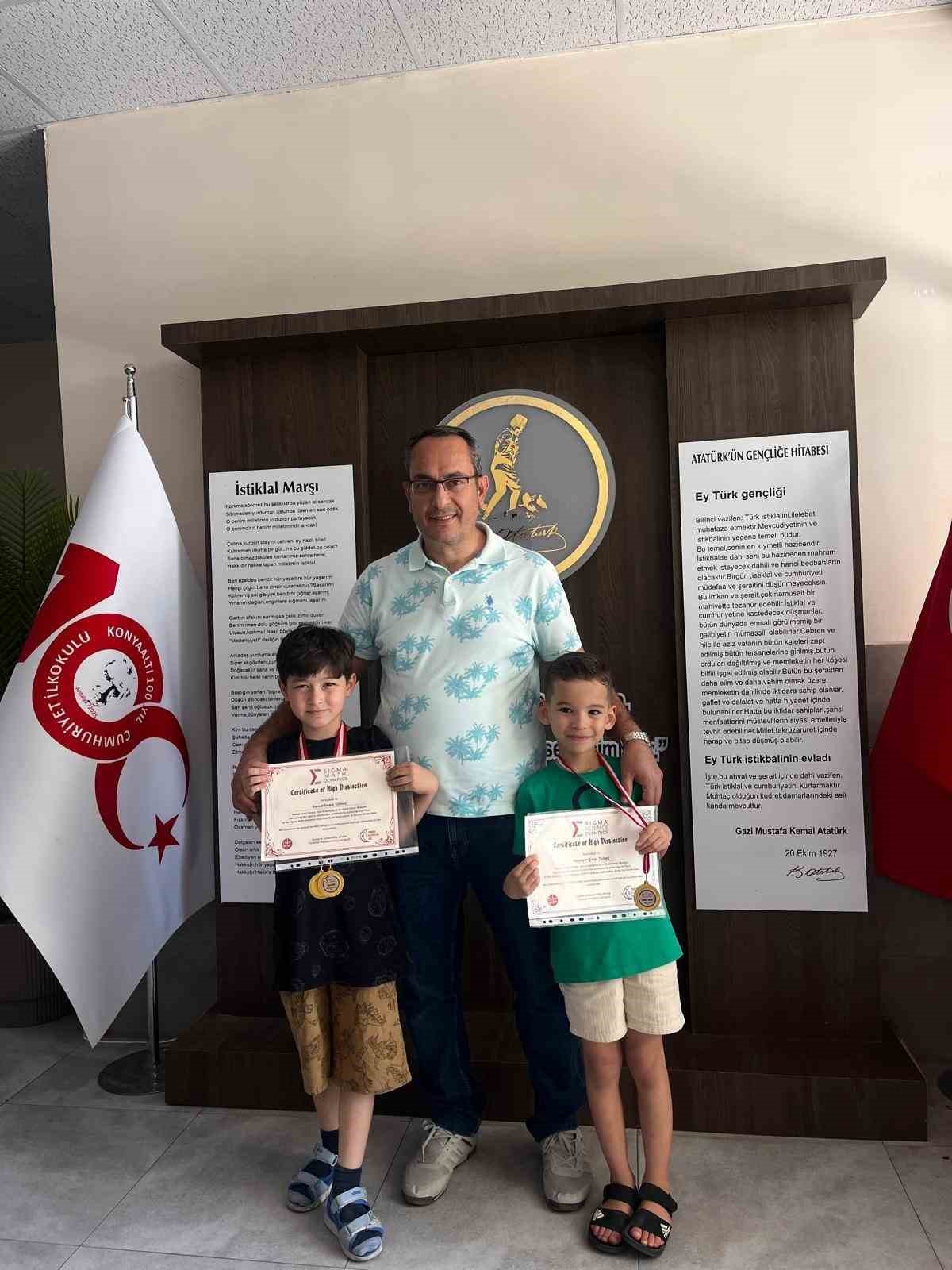 100. Yıl Cumhuriyet İlkokulu &ouml;ğrencilerinden uluslararası başarı
