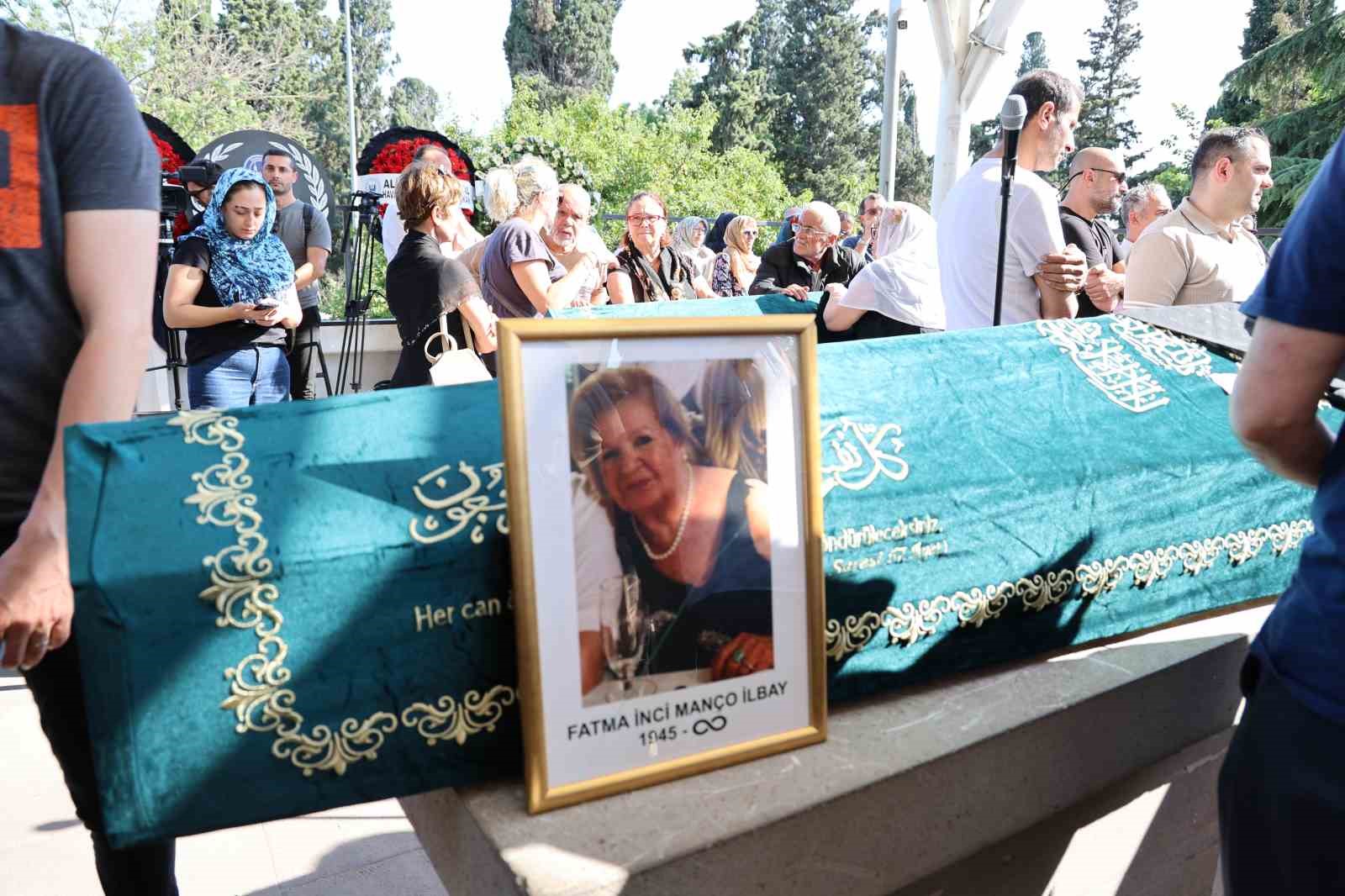 Barış Manço’nun kız kardeşi İnci Manço son yolculuğuna uğurlandı