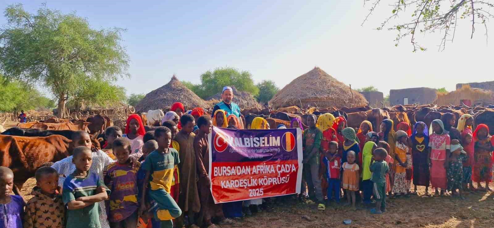 Kalbiselim Derneği Afrika’da yetimlerin yüzünü güldürdü