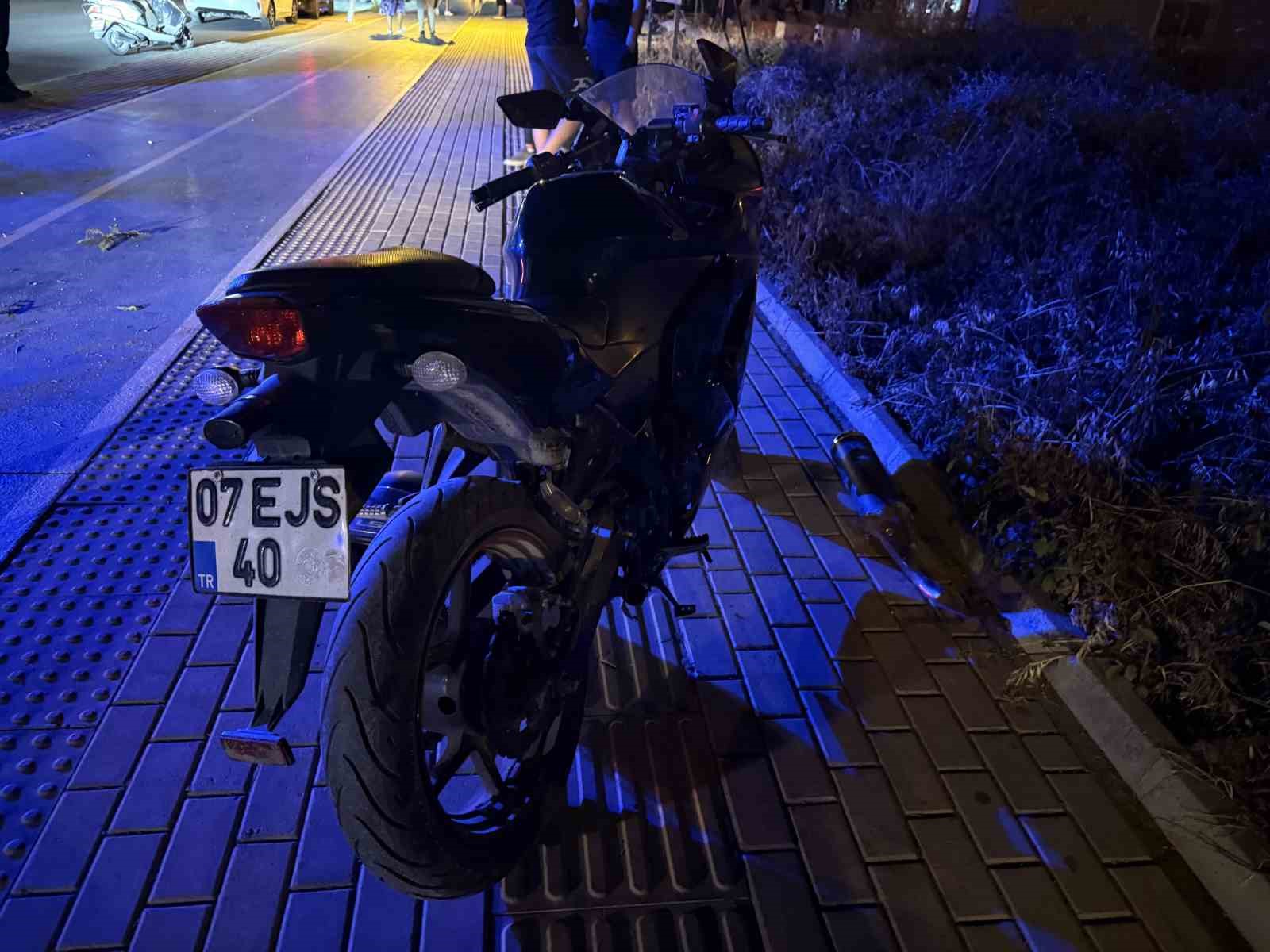 Gazipaşa&rsquo;da motosiklet kazası: 1 kişi yaralandı
