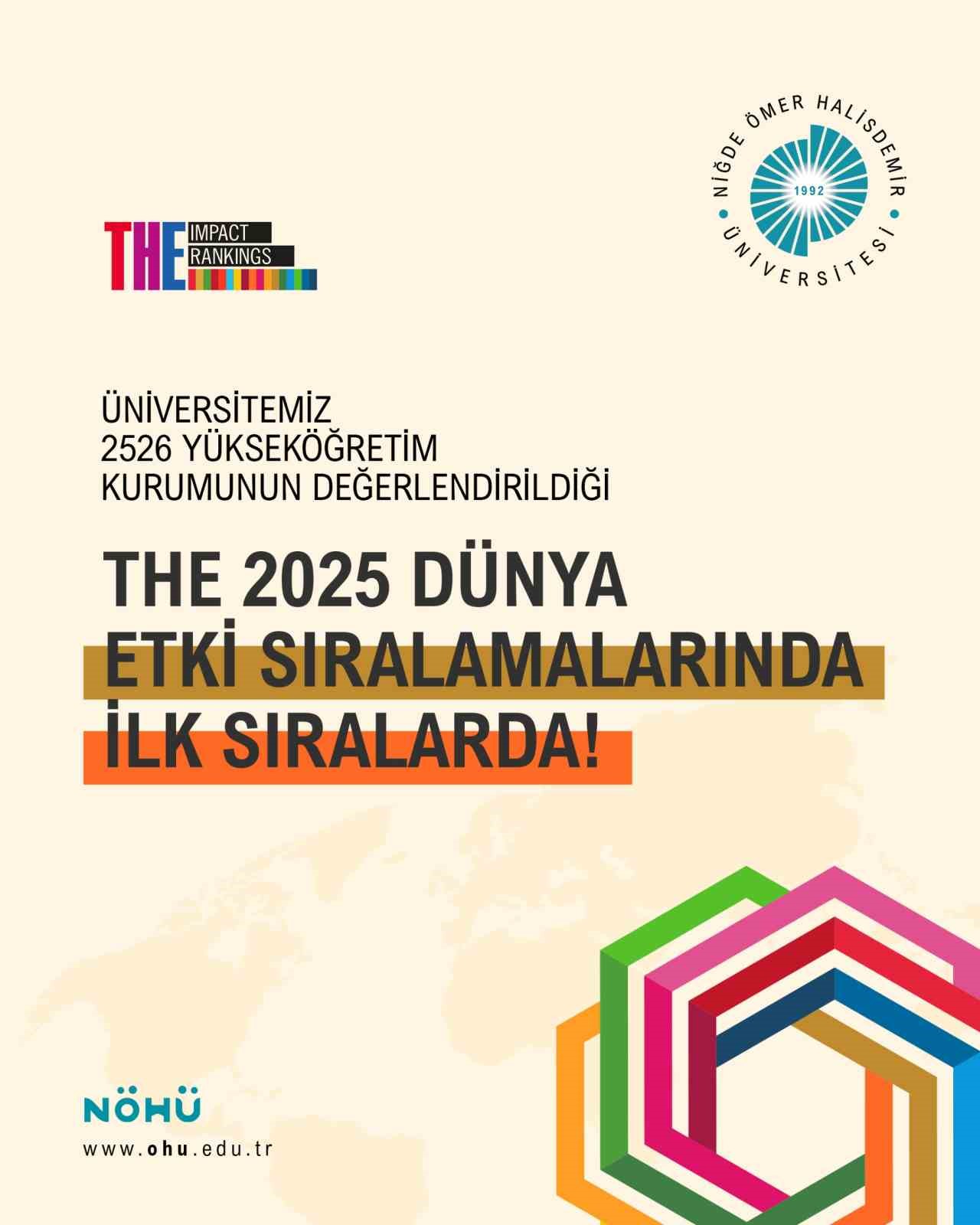 NÖHÜ, dünyada parlayan yıldız olma yolunda hızla ilerliyor