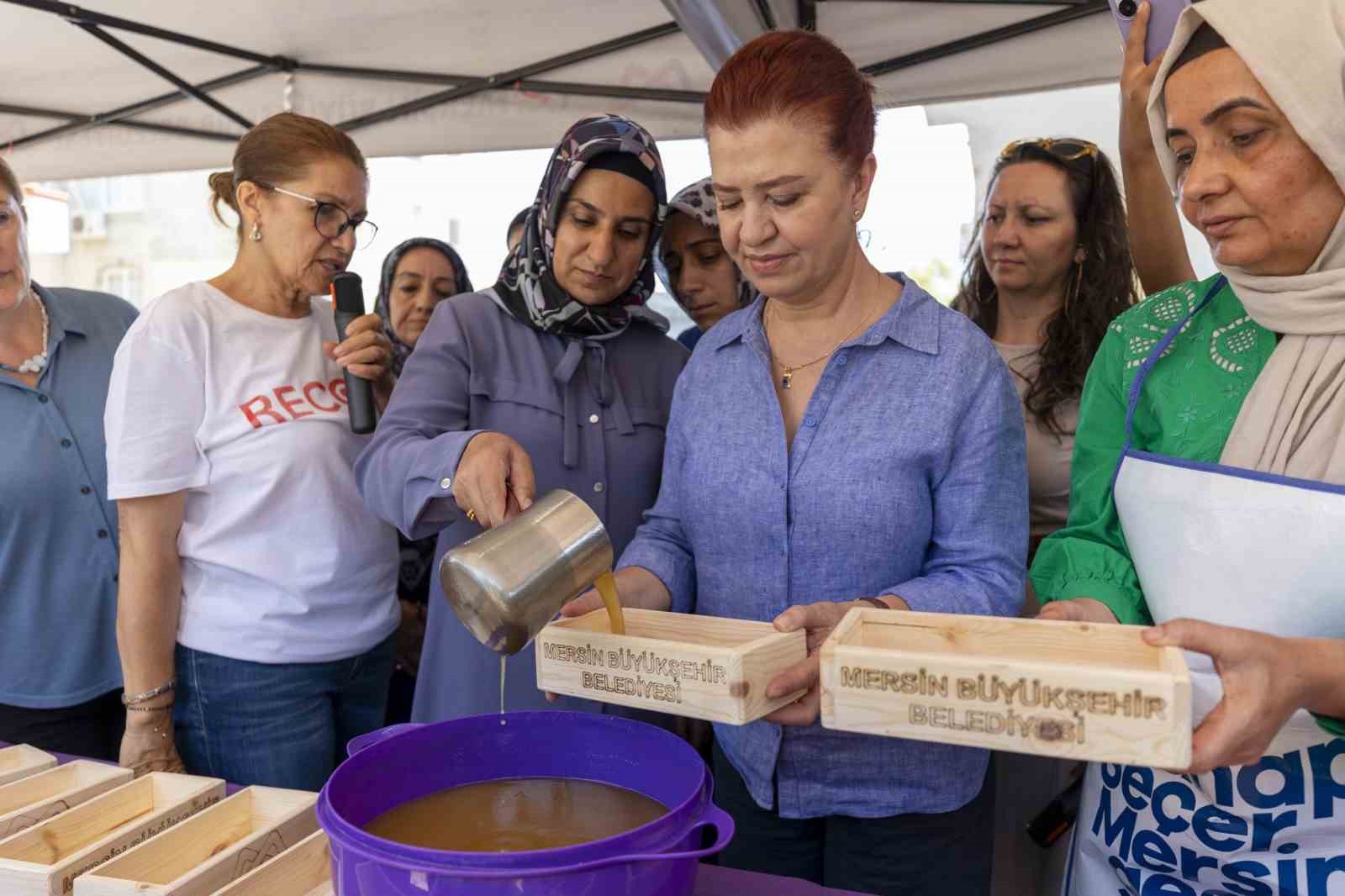 Kadınlar üretmeye, Mersin güçlenmeye devam ediyor
