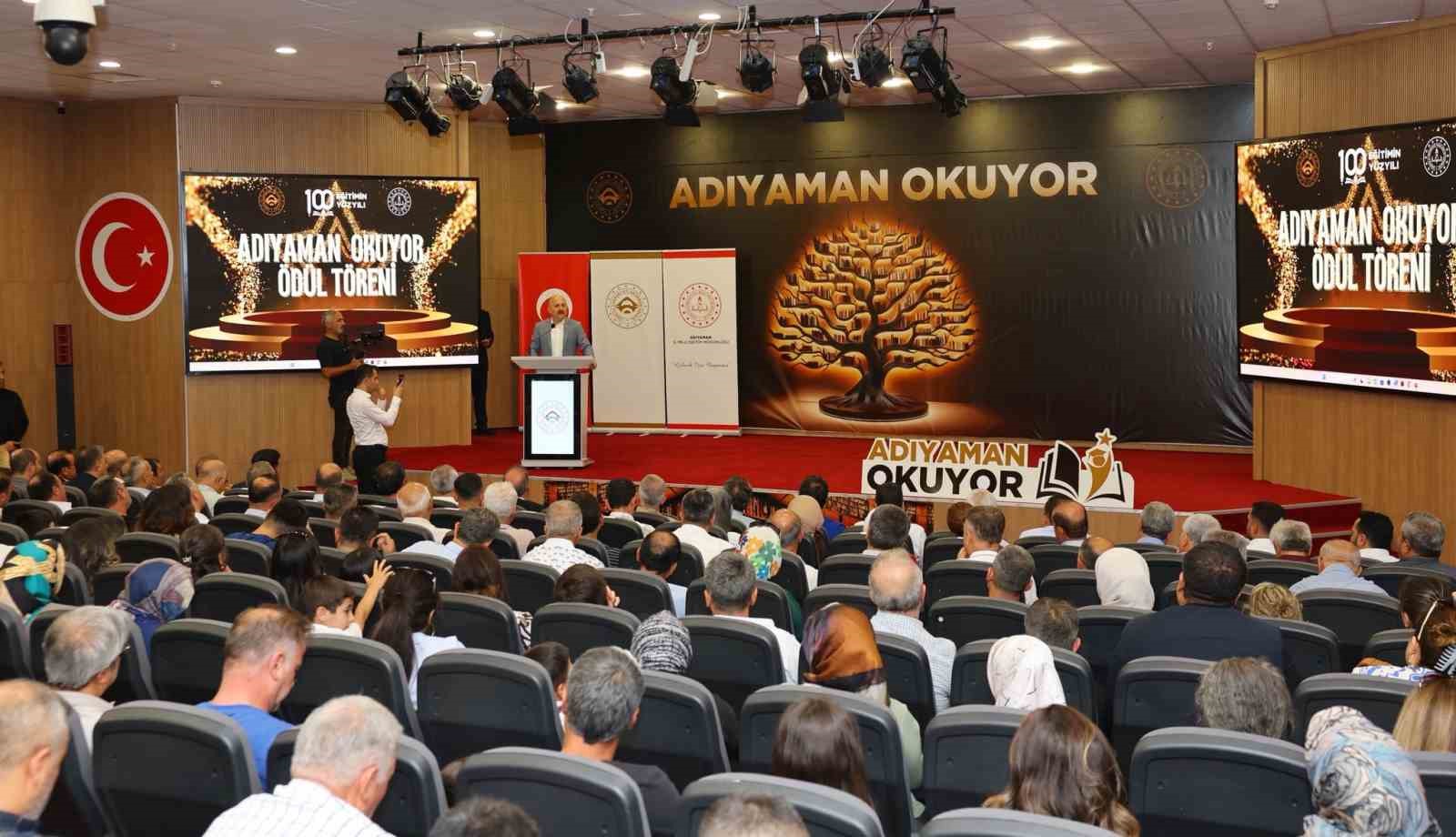 ‘Adıyaman Okuyor’ projesinin ödül töreni düzenlendi