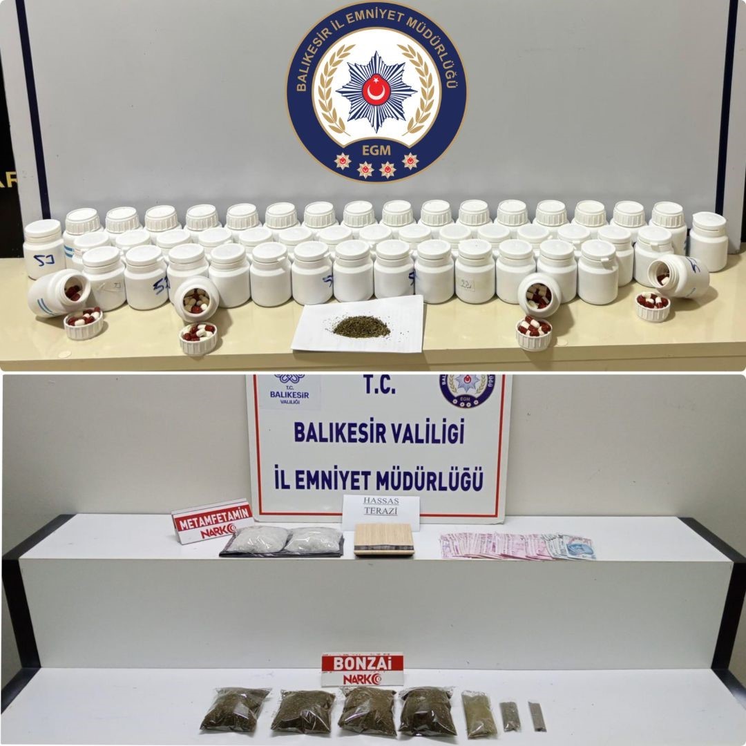 Balıkesir’de zehir tacirlerine geçit yok