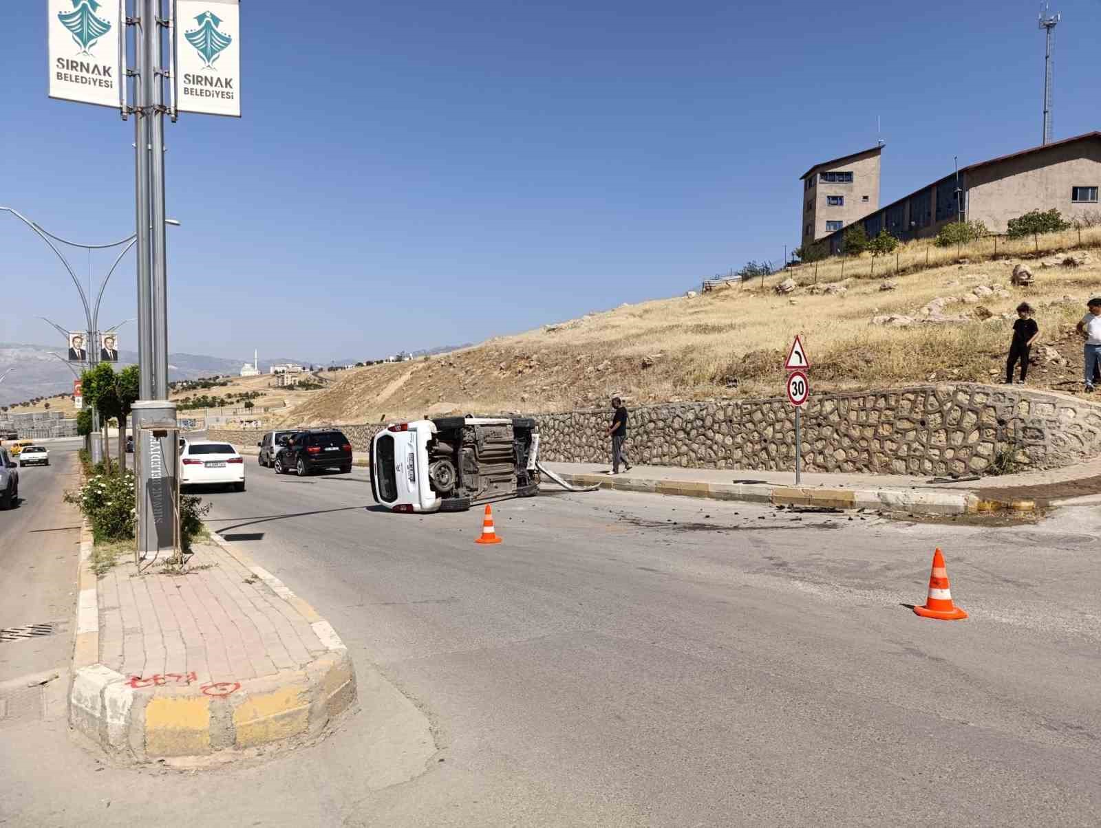 Şırnak’ta trafik kazası: 2 yaralı