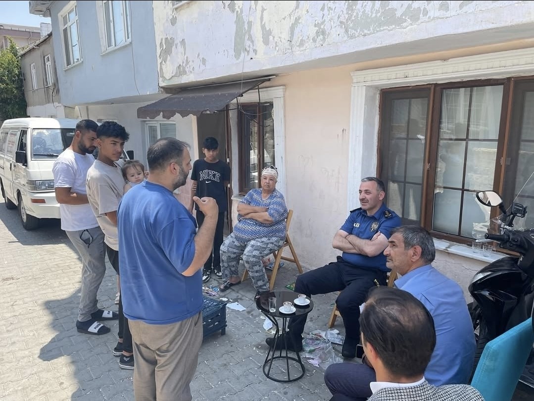 Tekirdağ Emniyet Müdüründen mahalle ziyaretleri