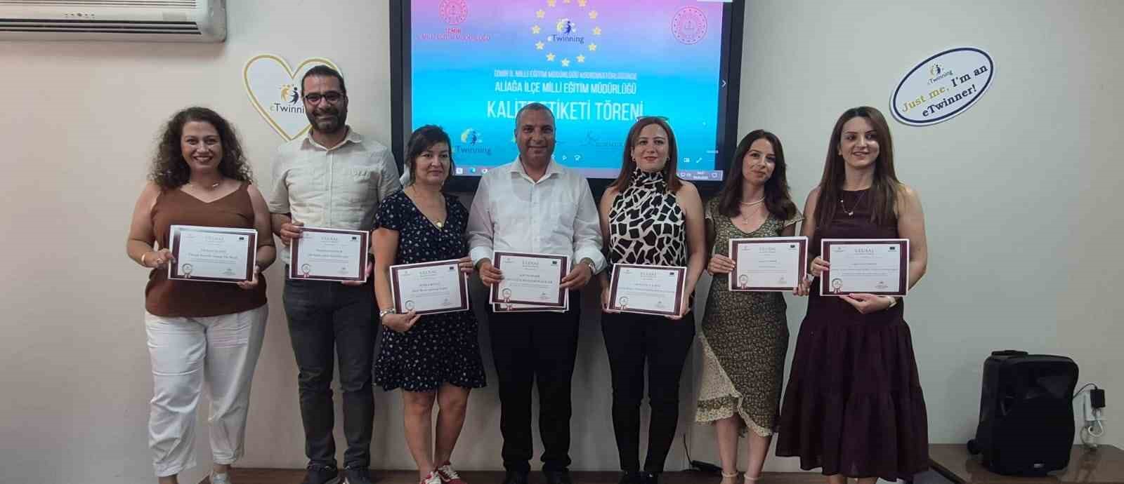 Aliağa’da eTwinning Kalite Etiketi töreni

