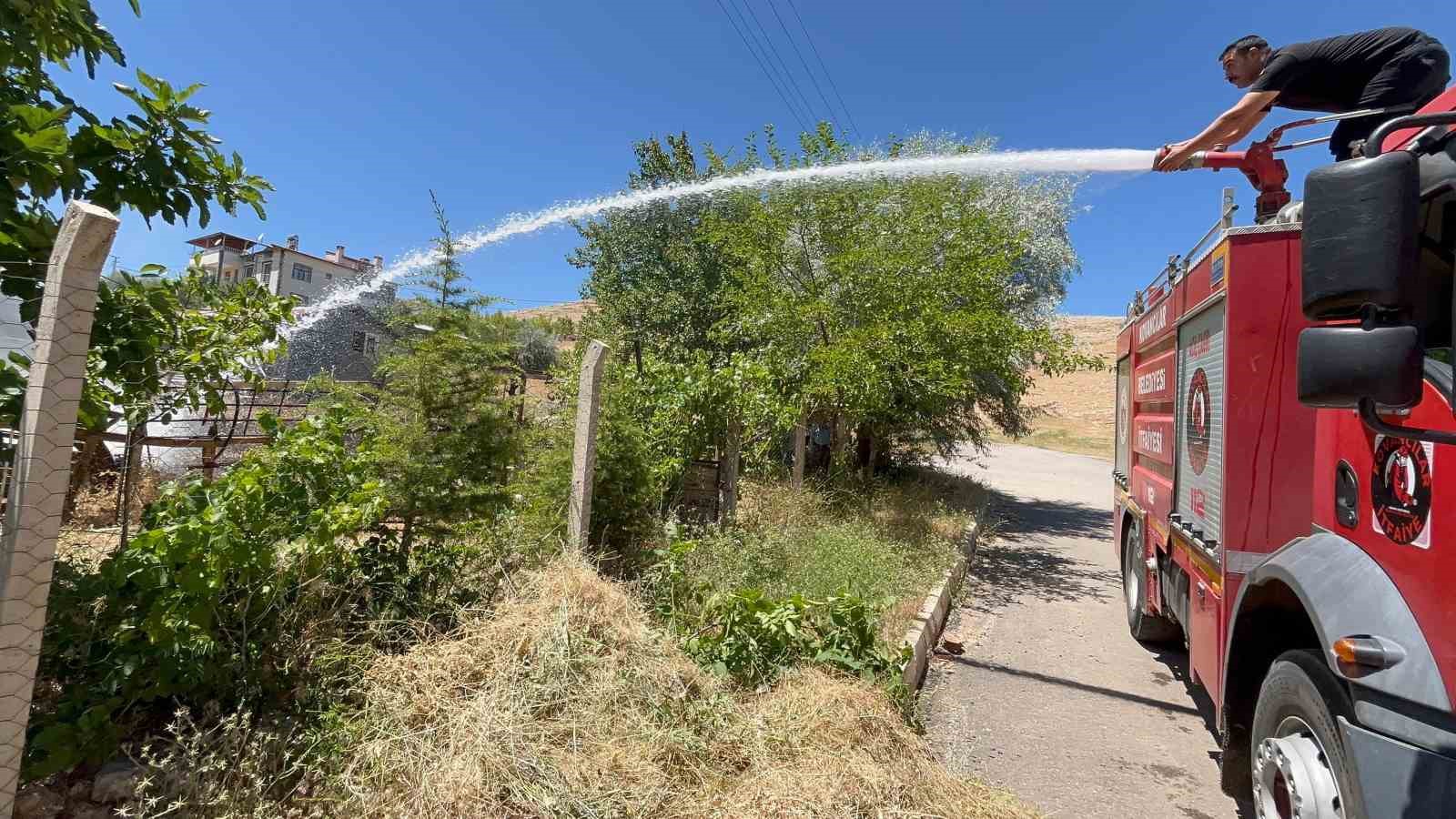 Elazığ’da korkutan yangın