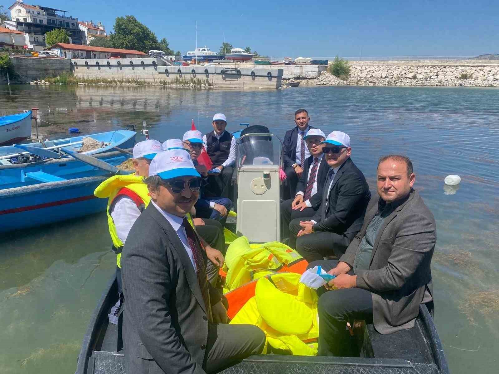 Cumhurbaşkanlığı DDK Heyeti, Eğirdir Gölü’nde kuraklık alarmını inceledi