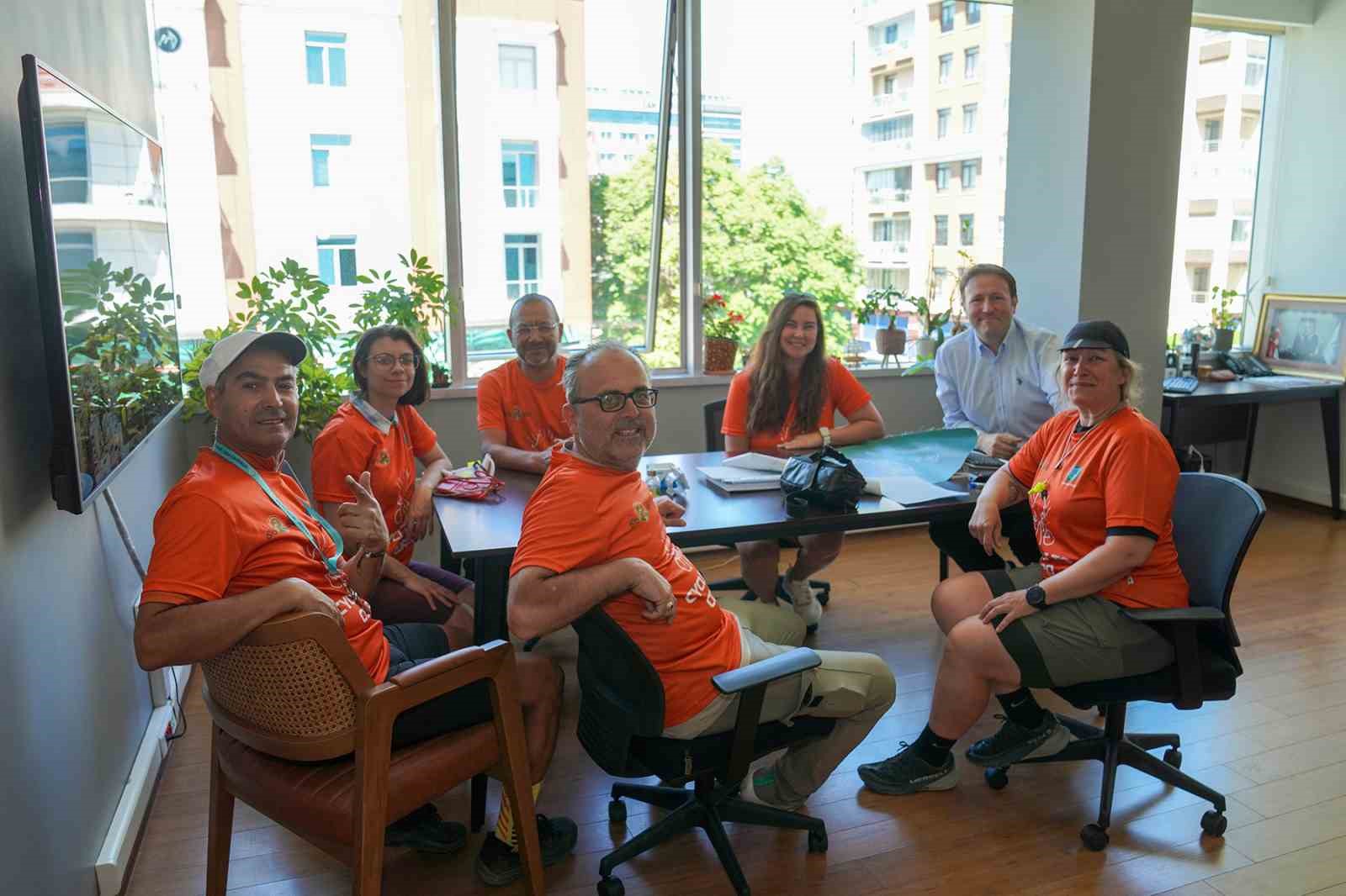 COP30bikeride ekibi Tepebaşı Belediyesi&rsquo;ni ziyaret etti
