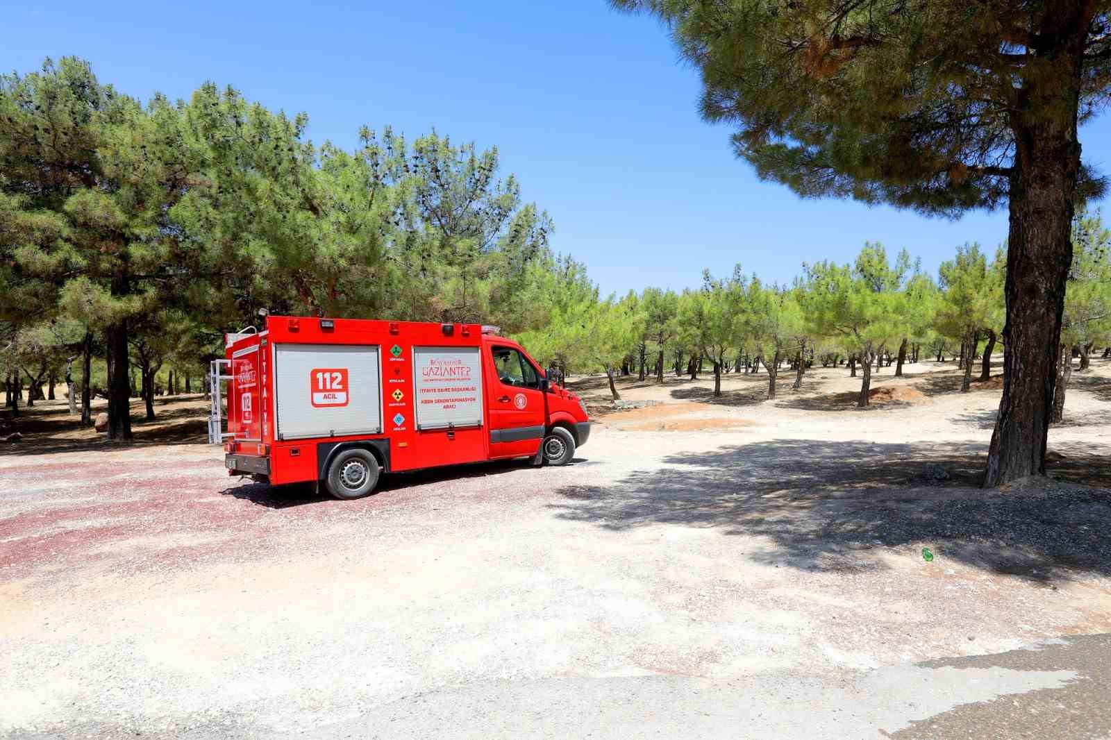 Büyükşehir İtfaiyesi’nden termal drone ile yangın nöbeti