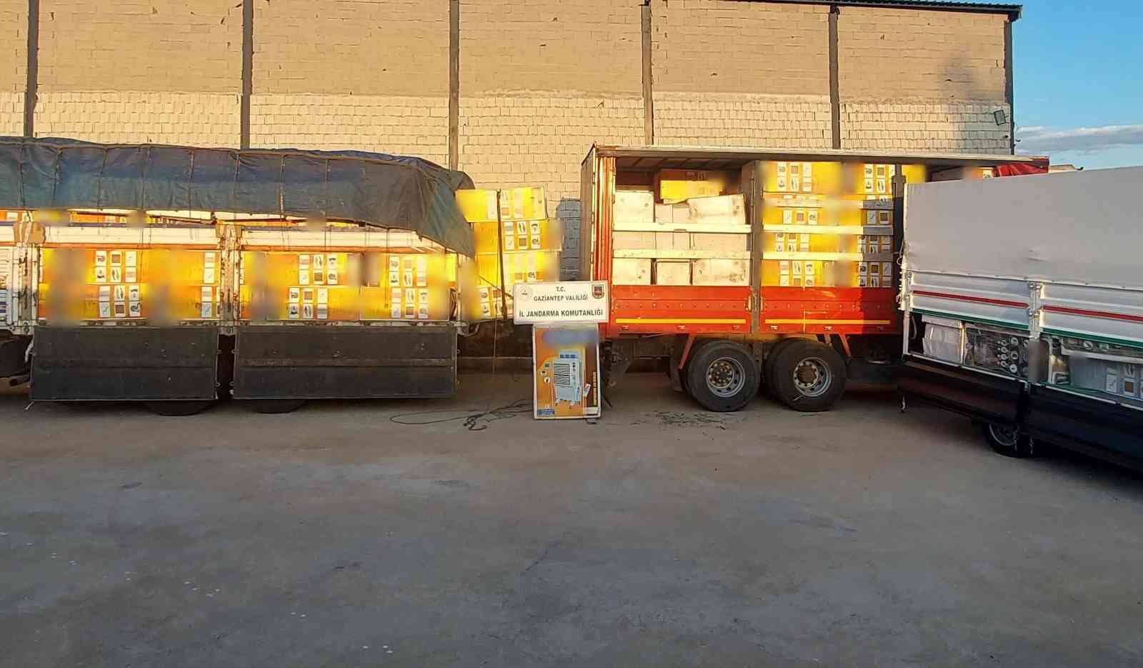 Gaziantep’te 3 milyonluk gümrük kaçağı malzeme ele geçirildi