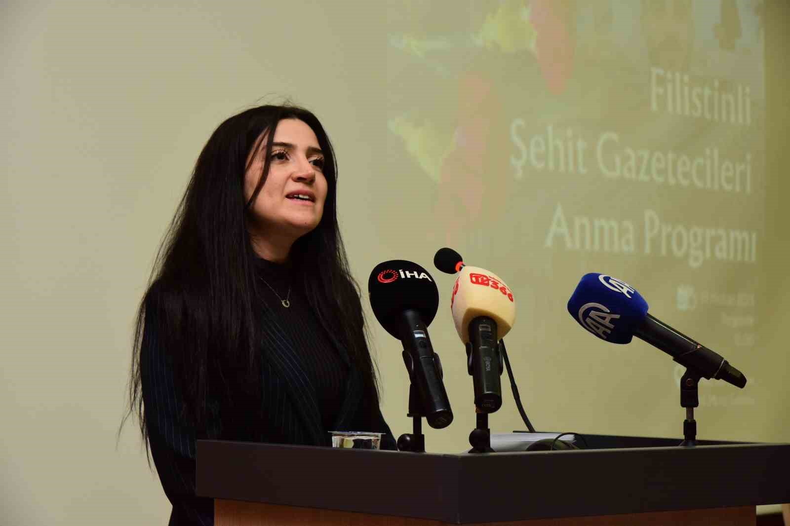 Filistin’de şehit edilen gazeteciler, Kastamonu’da anıldı