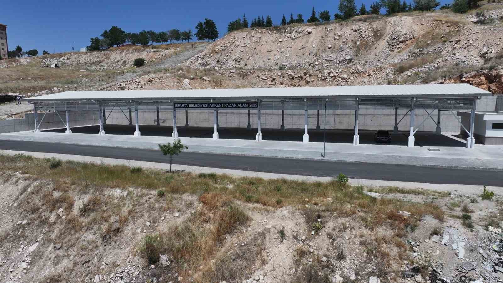 Isparta’da Akkent Mahallesi Kapalı Pazaryeri açıldı
