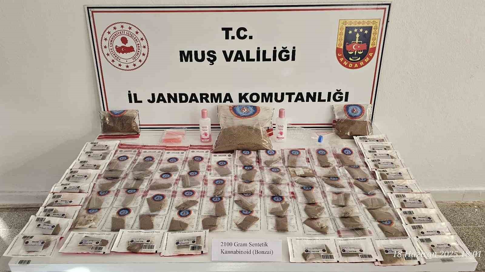 Muş’ta uyuşturucu operasyonu: 2 kişi tutuklandı