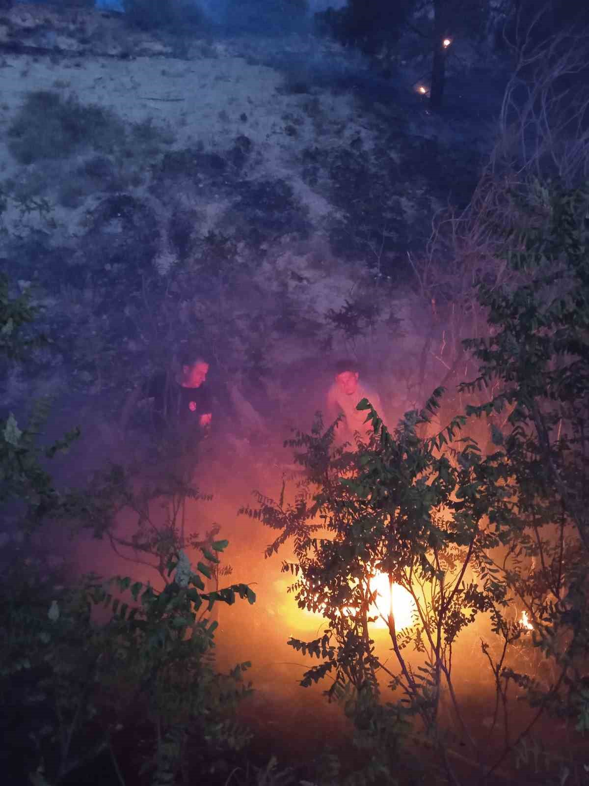 Mardin Kalesi eteklerinde &ccedil;ıkan yangın s&ouml;nd&uuml;r&uuml;ld&uuml;
