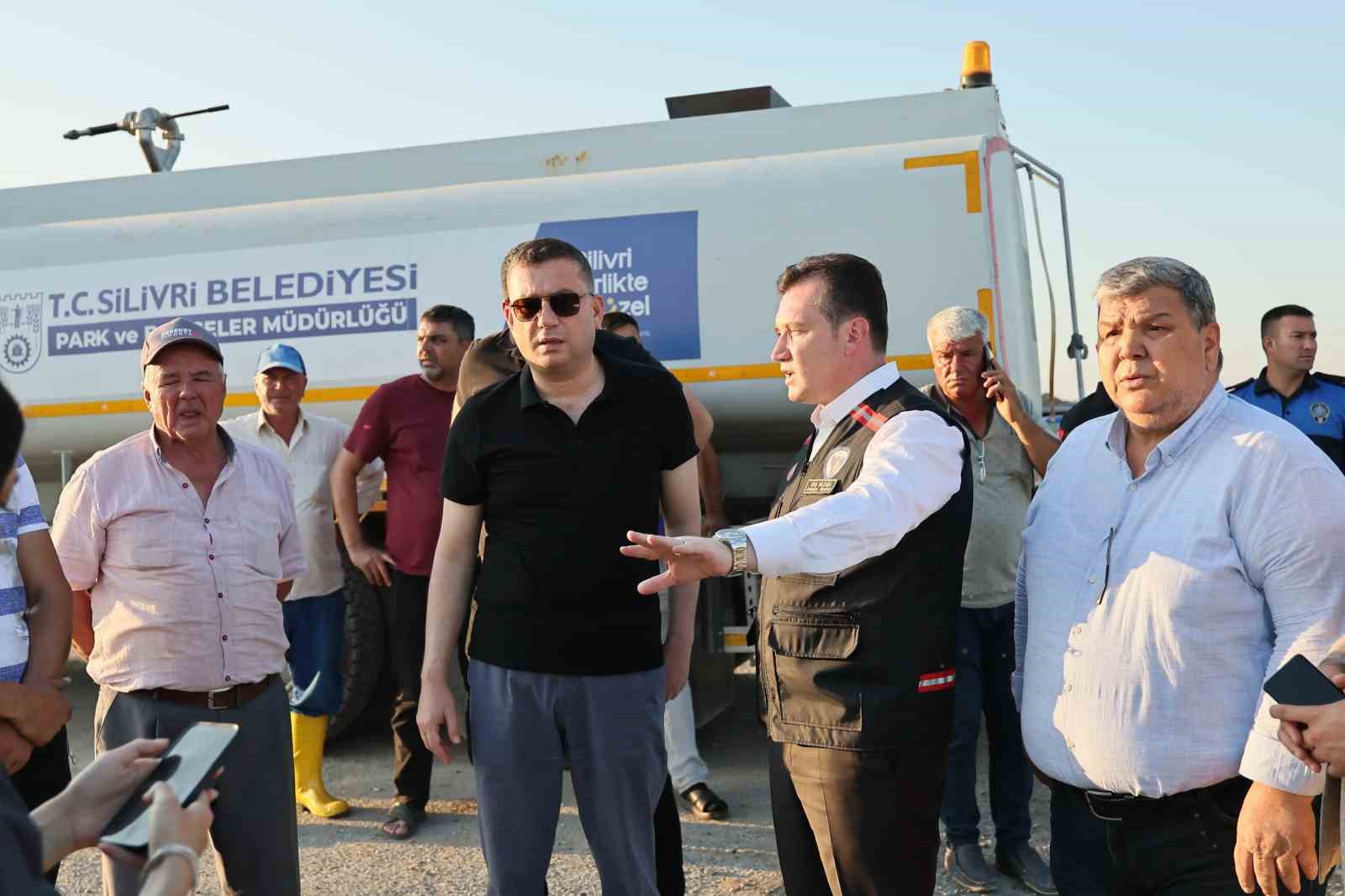 Silivri Belediye Başkanı Balcıoğlu: "Sıcak havaların artmasıyla yangın riski her zaman artıyor"