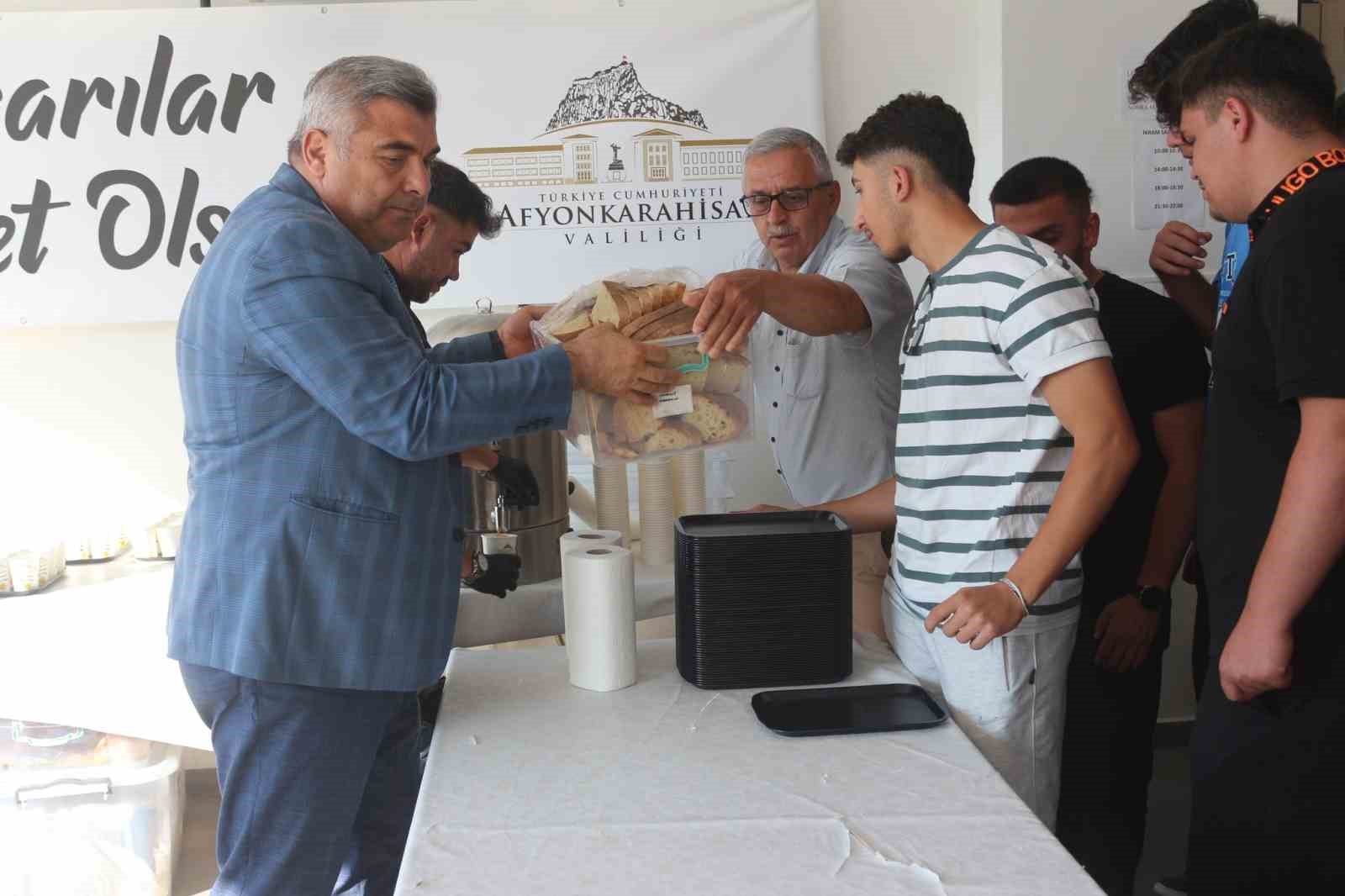 Afyonkarahisar’da YKS öğrencilerine moral desteği