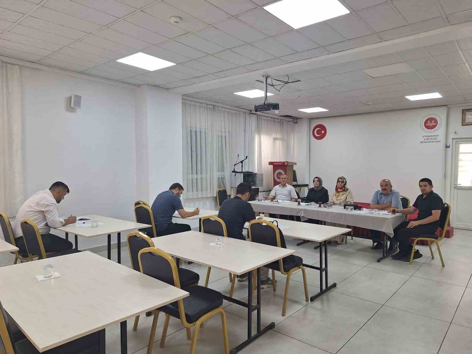 Afyonkarahisar’da Camiler ve Din Görevlileri Haftası Yarışmaları tamamlandı