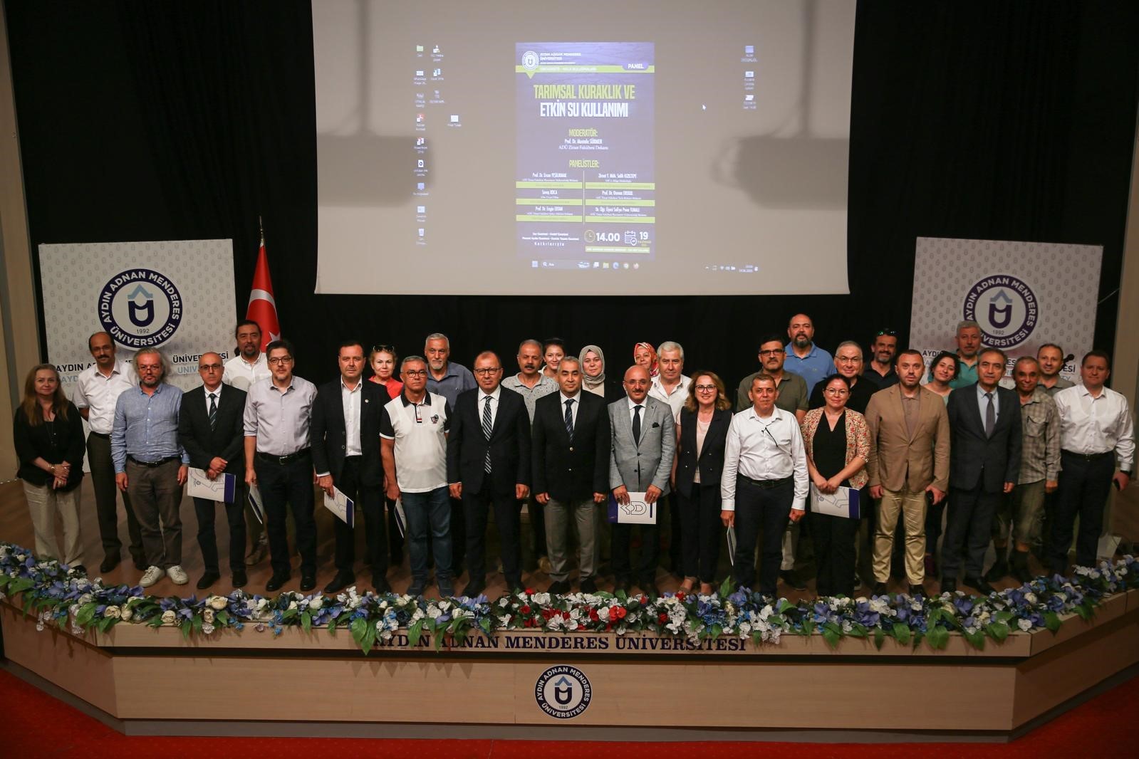 ADÜ’de "Tarımsal Kuraklık ve Etkin Su Kullanımı" paneli düzenlendi
