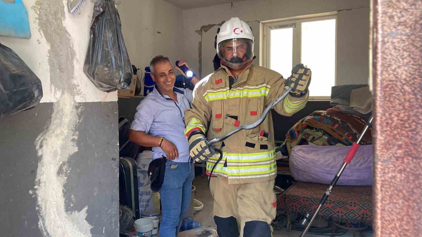 Doğaya bırakıldığı esnada yönünü şaşıran yılan gülümsetti