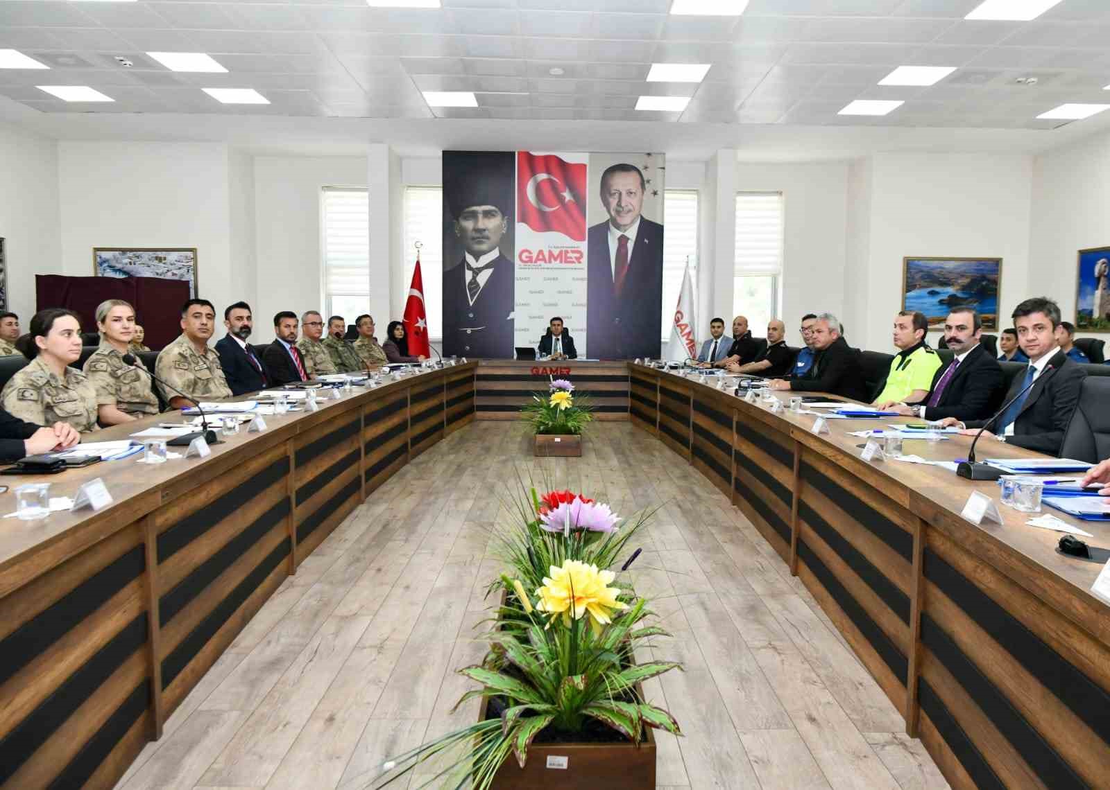 Tunceli’de asayiş ve güvenlik toplantısı