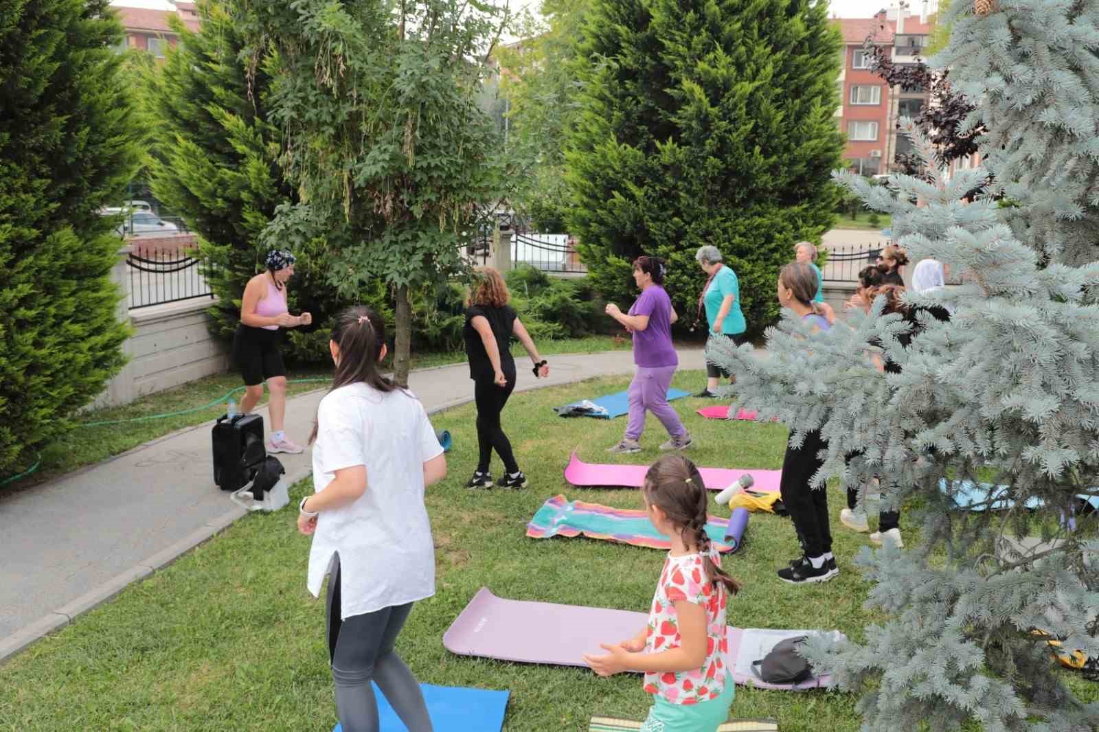 Parklarda spor etkinlikleri başlıyor
