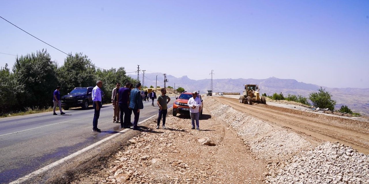 Başkan Yarka, Şırnak-Siirt yol yapım çalışmalarına inceleme