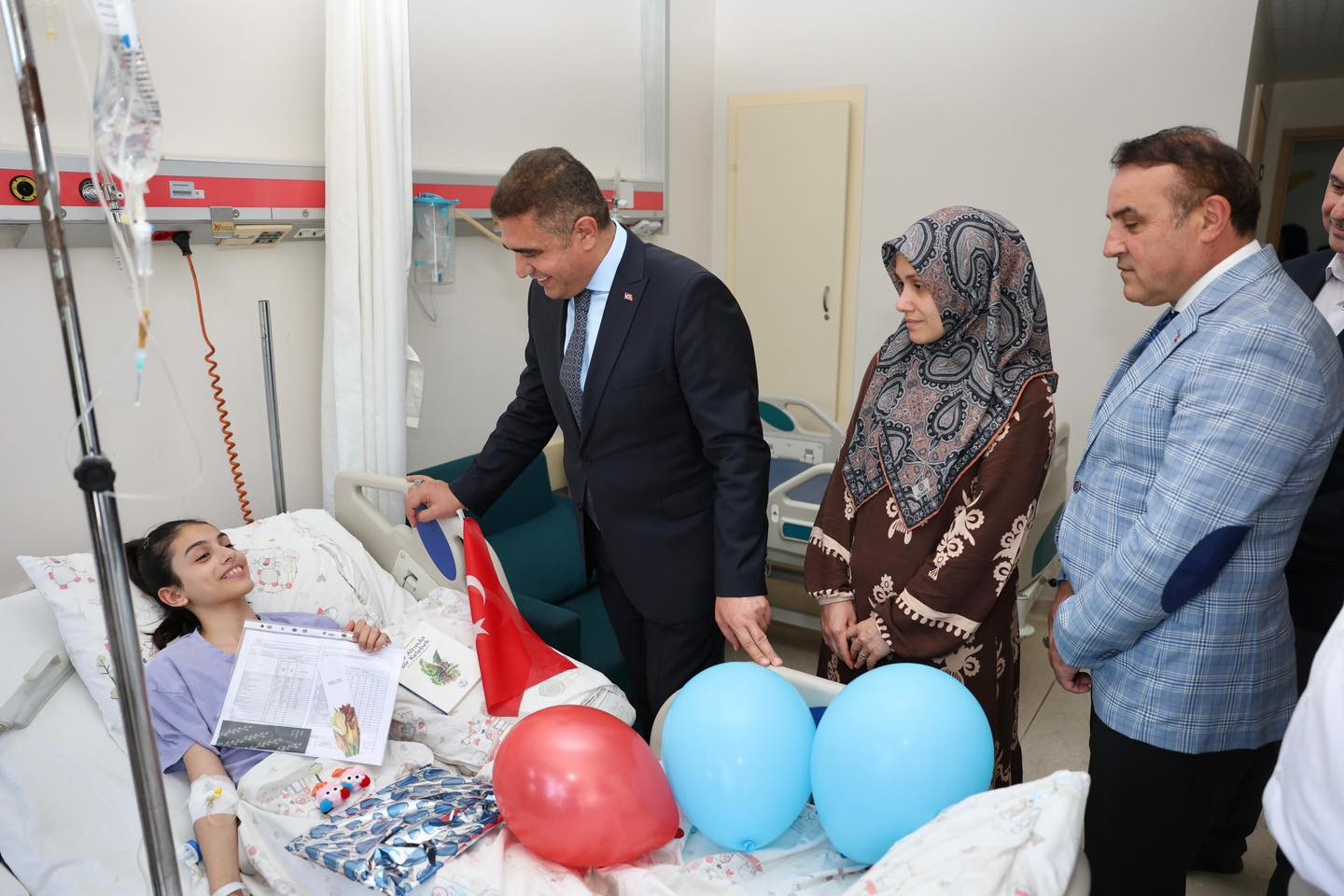 Karne heyecanı hastane odalarında yaşandılar
