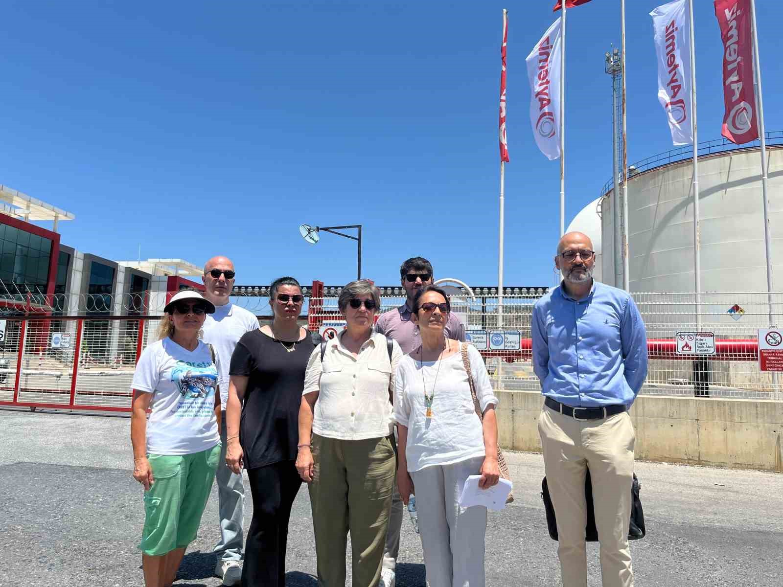 Aytemiz Alanya akaryakıt depolama tesisine tepki
