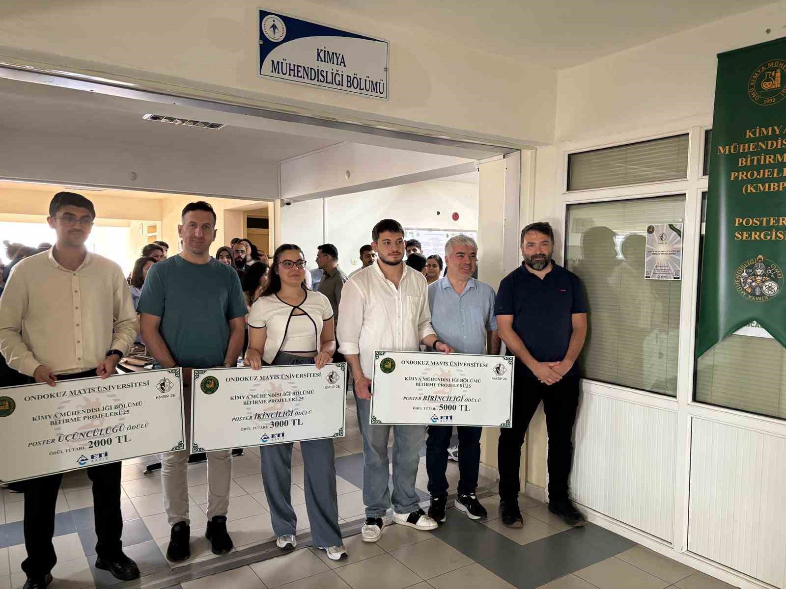 OMÜ Kimya Mühendisliği öğrencilerinden yenilikçi projeler