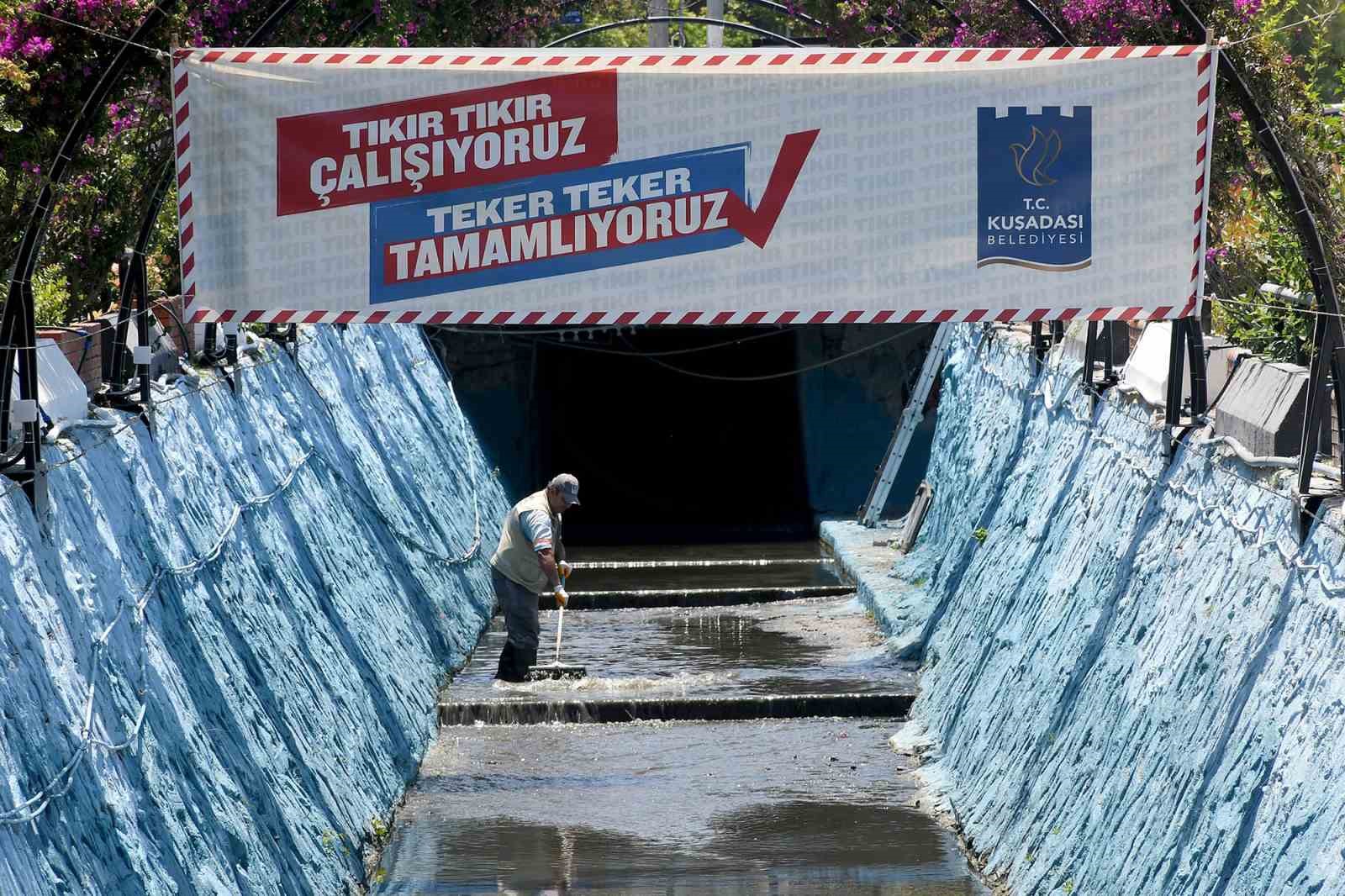 Damlacık Deresi&rsquo;nde detaylı temizlik &ccedil;alışması
