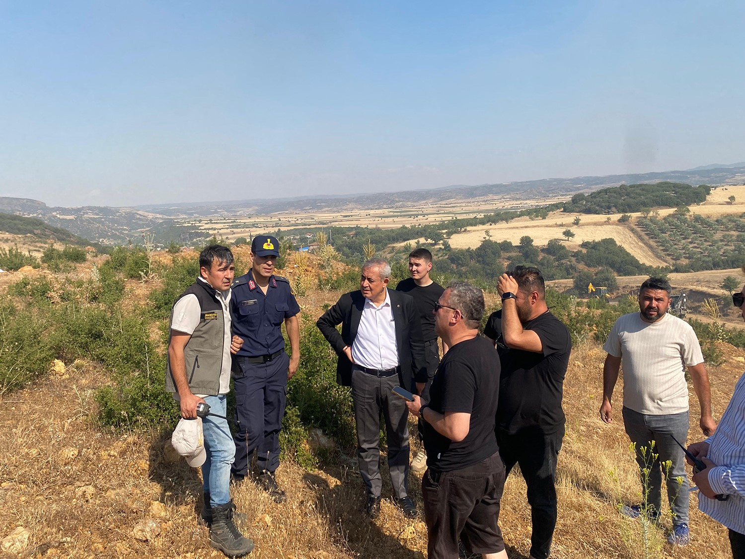 Kula&rsquo;daki orman yangını kontrol altında
