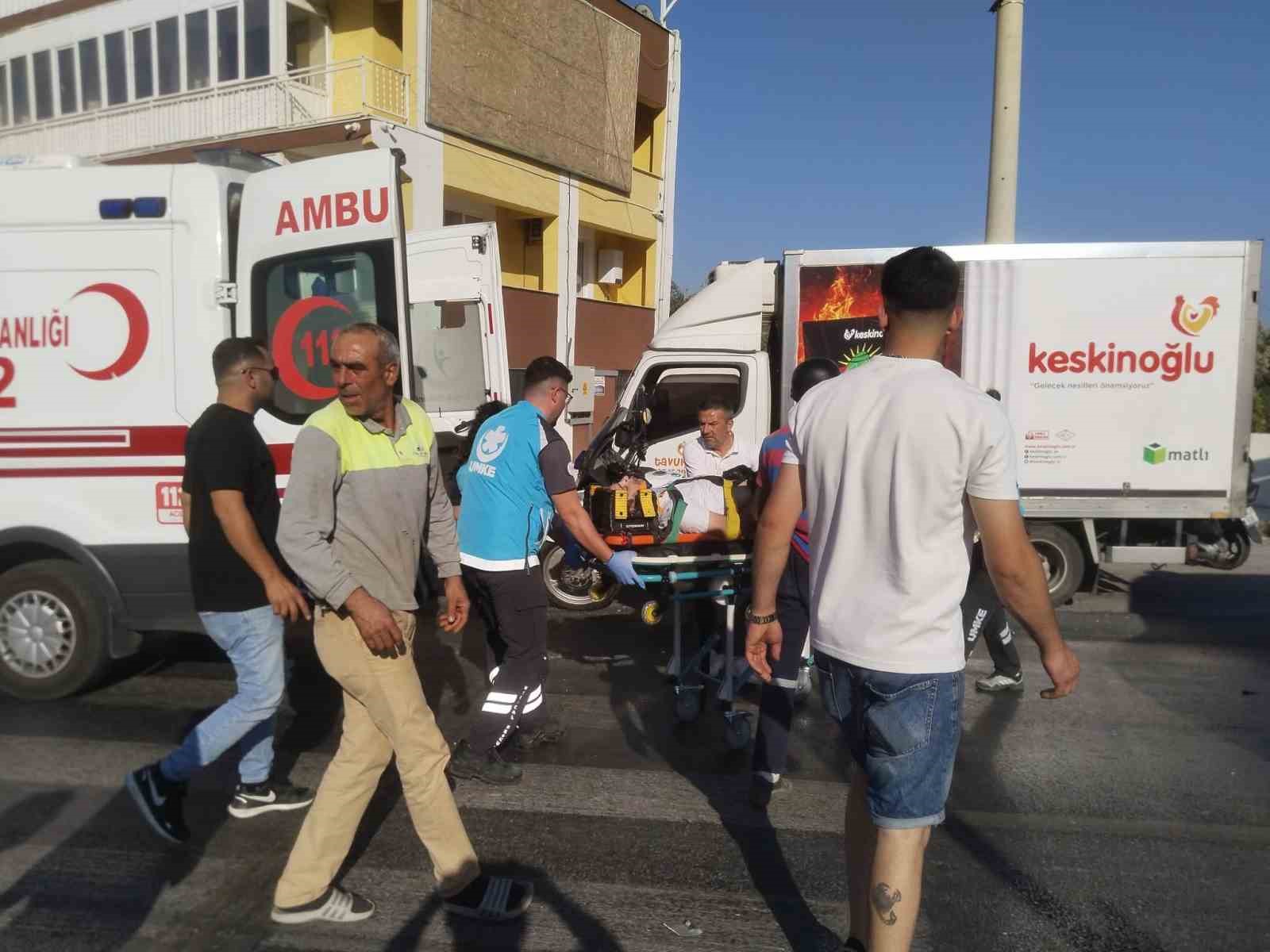 Motosiklet s&uuml;r&uuml;c&uuml;s&uuml; metrelerce s&uuml;r&uuml;klendi
