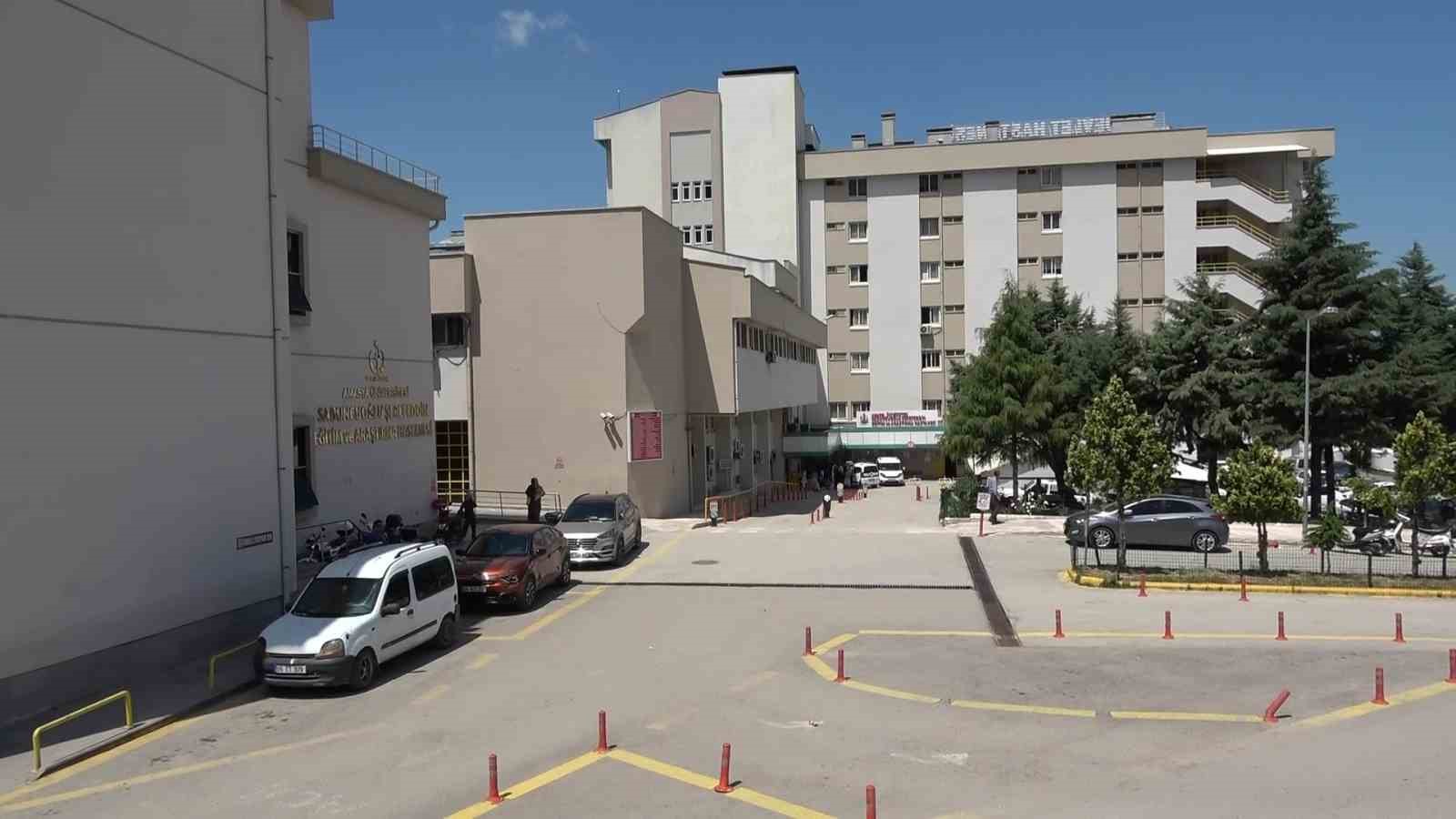 Hastanede yılan paniği