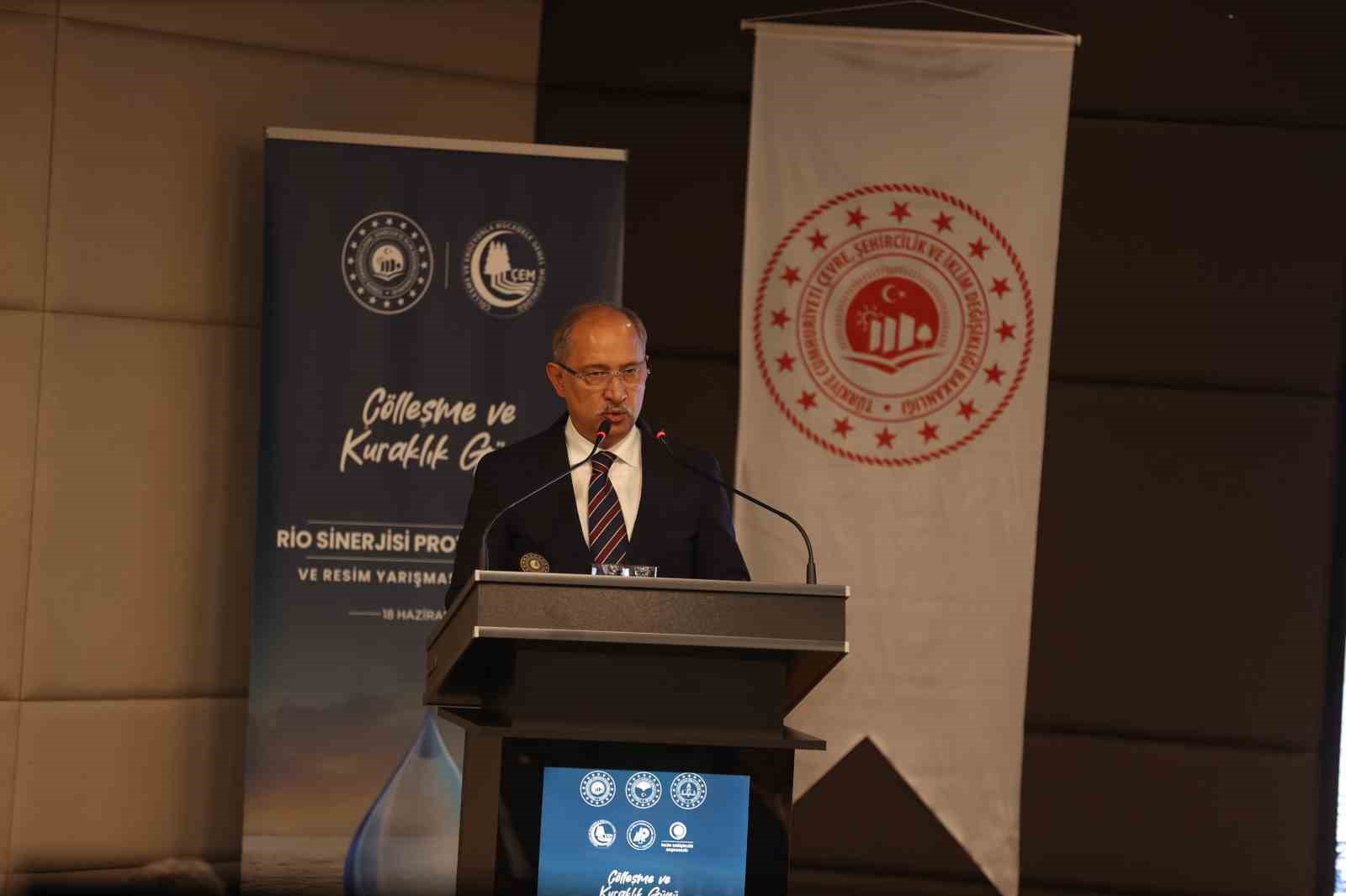 &Ccedil;&ouml;lleşme ve kuraklık g&uuml;n&uuml;nde Rio Sinerjisi Protokol&uuml; imzalandı
