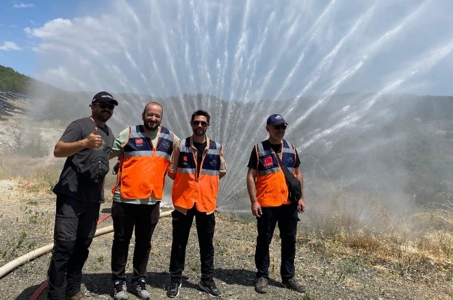 Tavşanlı&rsquo;da AFAD g&ouml;n&uuml;ll&uuml;lerine orman yangını eğitimi verildi
