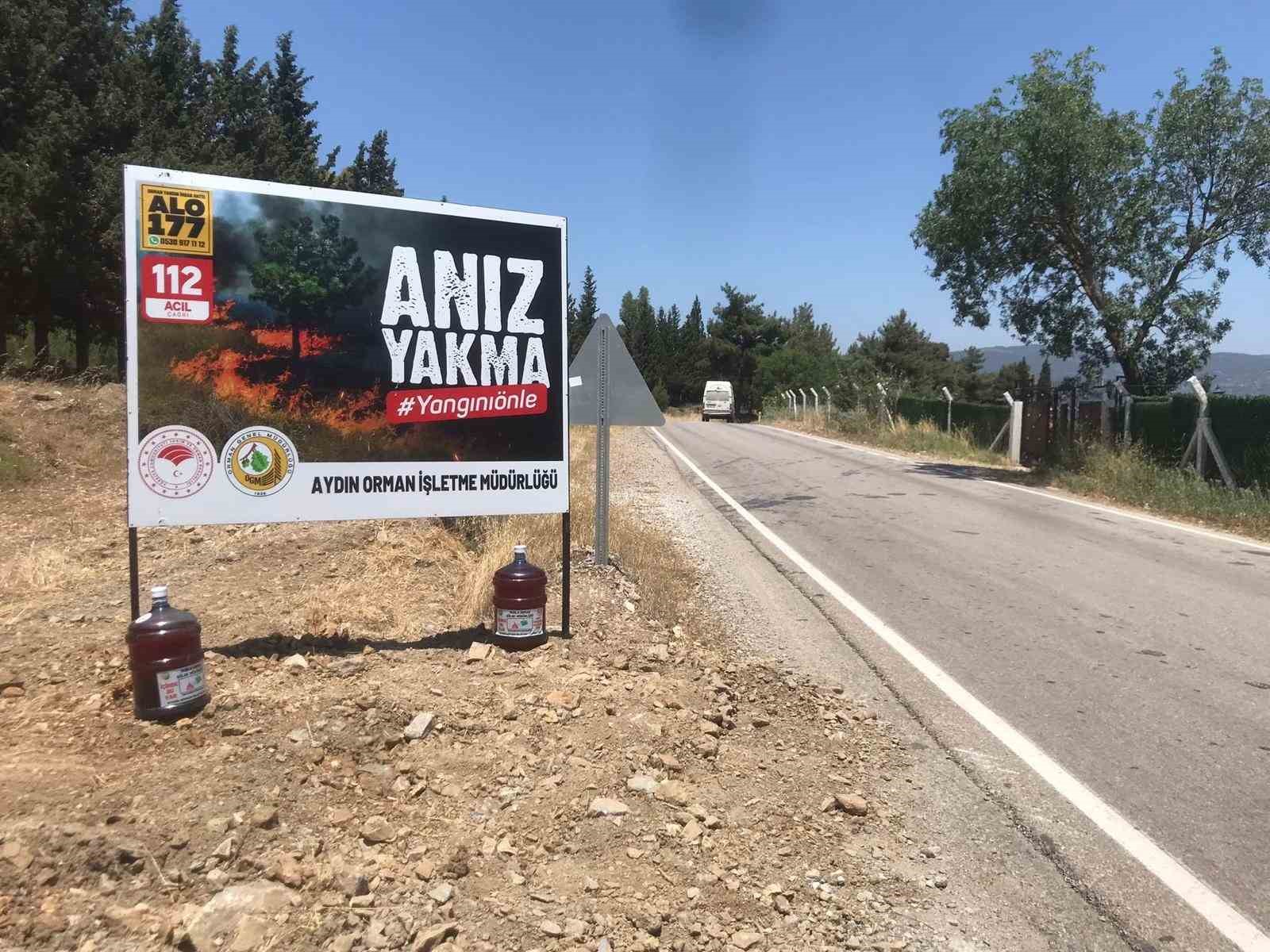 Aydın’da orman yangınlarına karşı yeni tedbir alındı