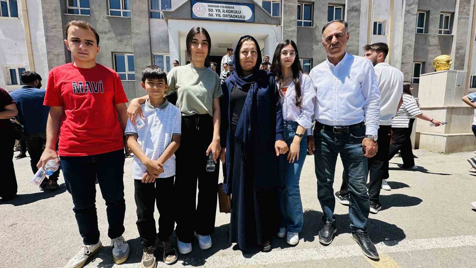 Yüksekova’da YKS sınavın birinci oturumu sona erdi
