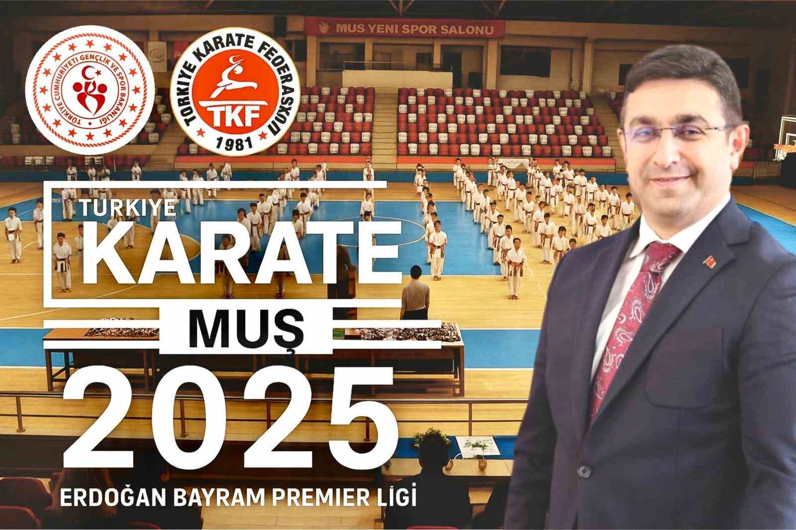 Anadolu Premier Lig karate müsabakaları ilk kez Muş’ta düzenlenecek