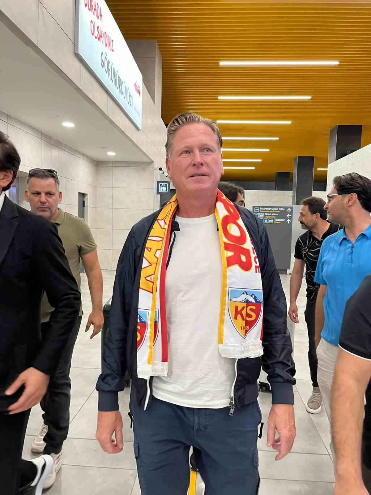 Markus Gisdol Kayseri’ye geldi
