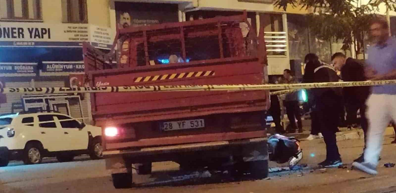 Giresun'da meydana gelen trafik kazasında bir kişi hayatını kaybetti - İhlas Haber Ajansı