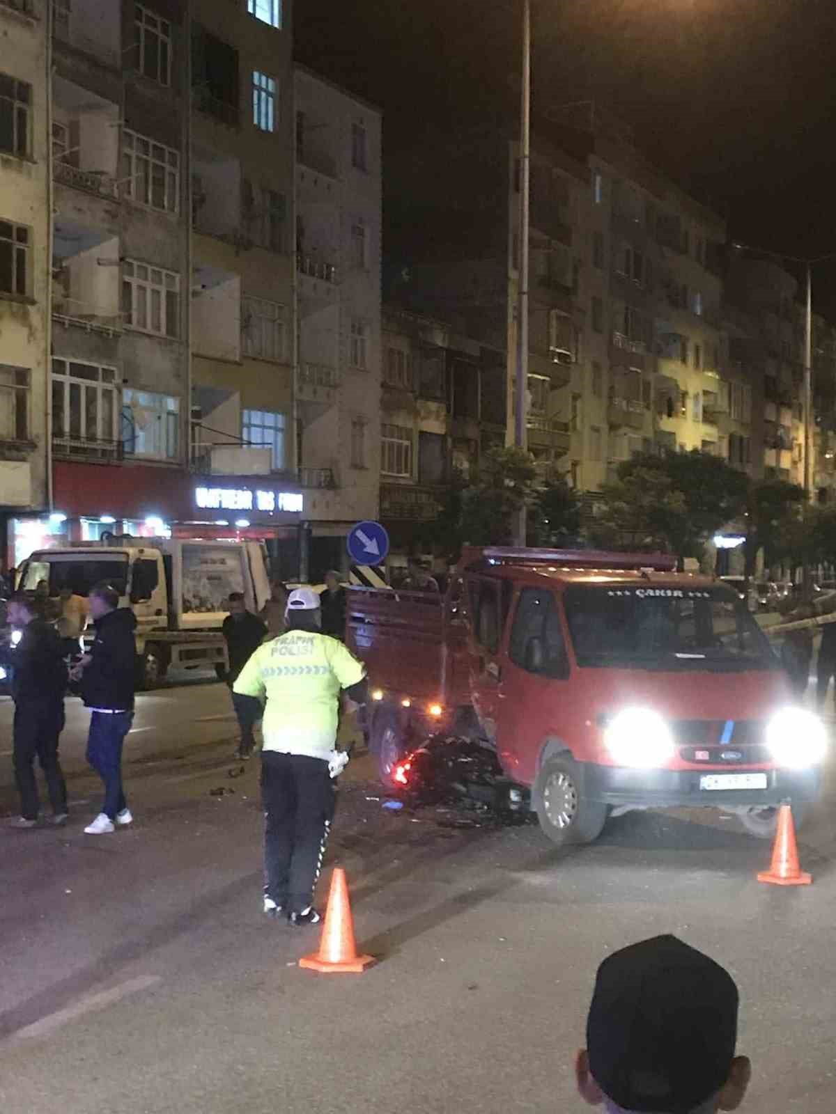 Giresun&rsquo;da trafik kazası: 1 &ouml;l&uuml;

