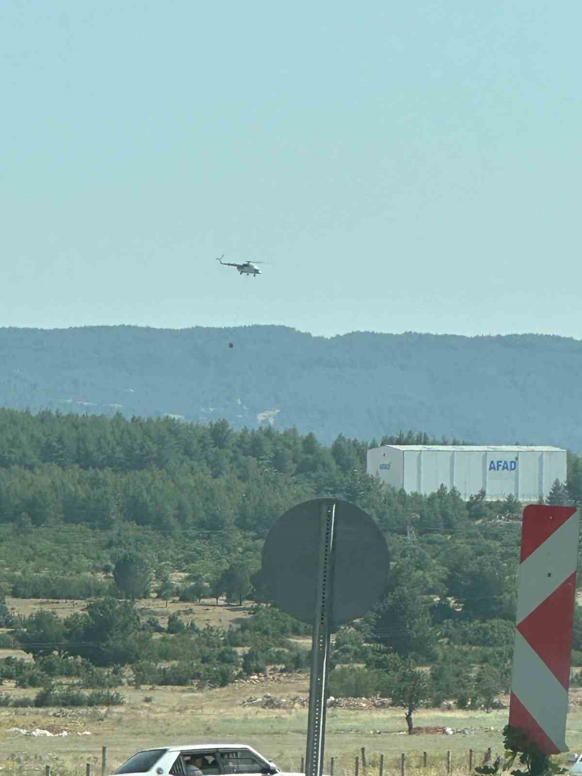 Menteşe&rsquo;de &ccedil;ıkan yangın kontrol altına alındı
