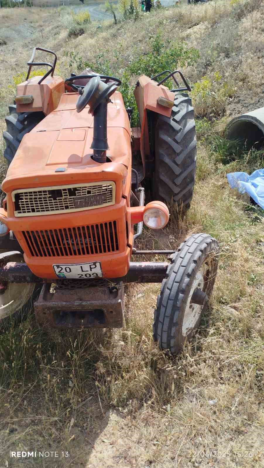 Traktör devrildi, 16 yaşındaki sürücü hayatını kaybetti
